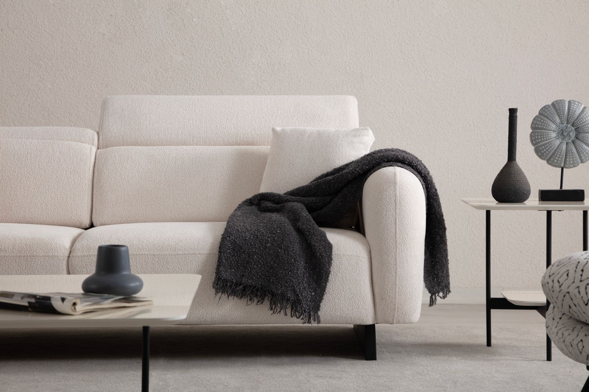 Caprice Sofa White