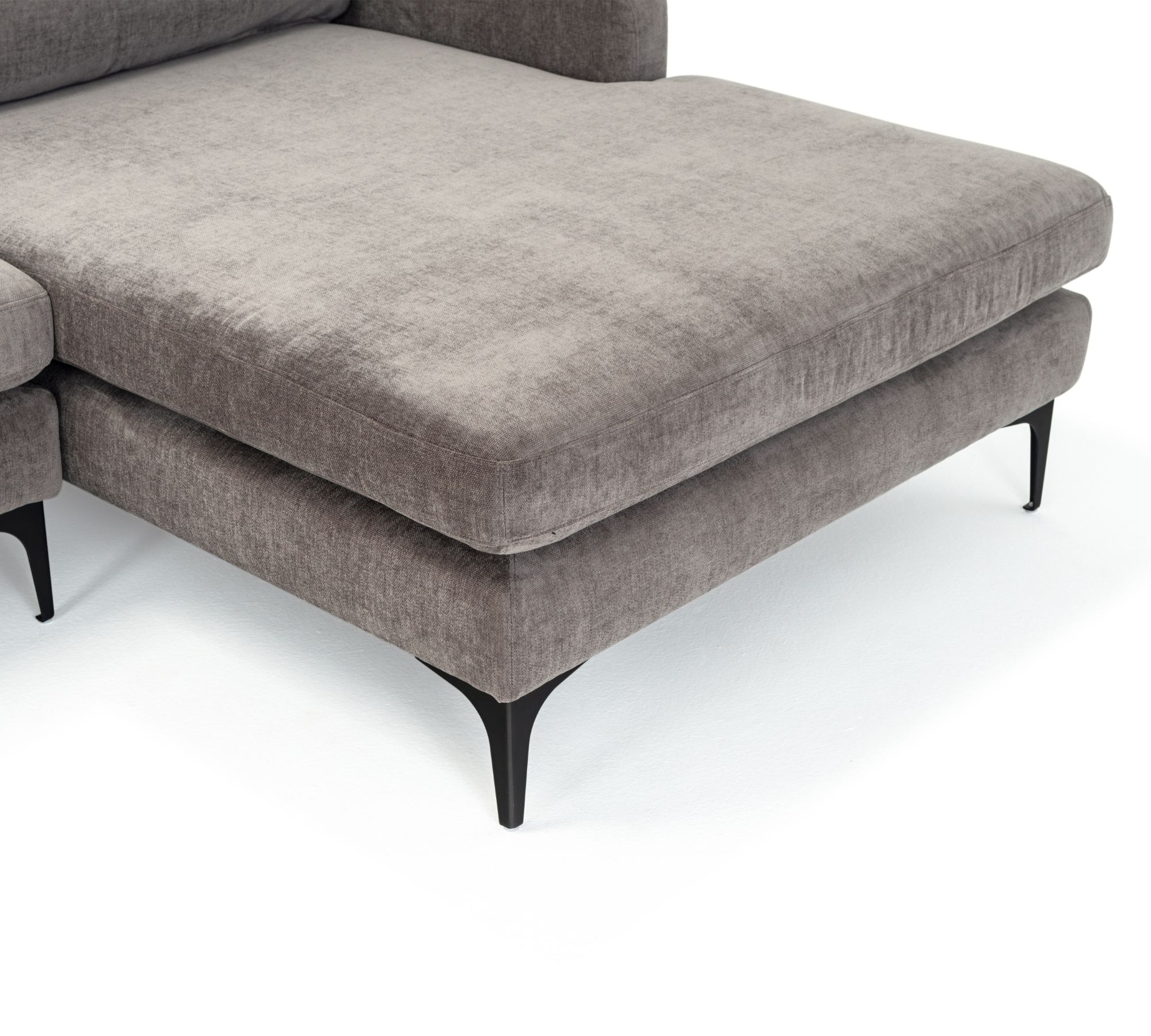 Astha Sofa Récamiere Rechts Danny Steel Grey