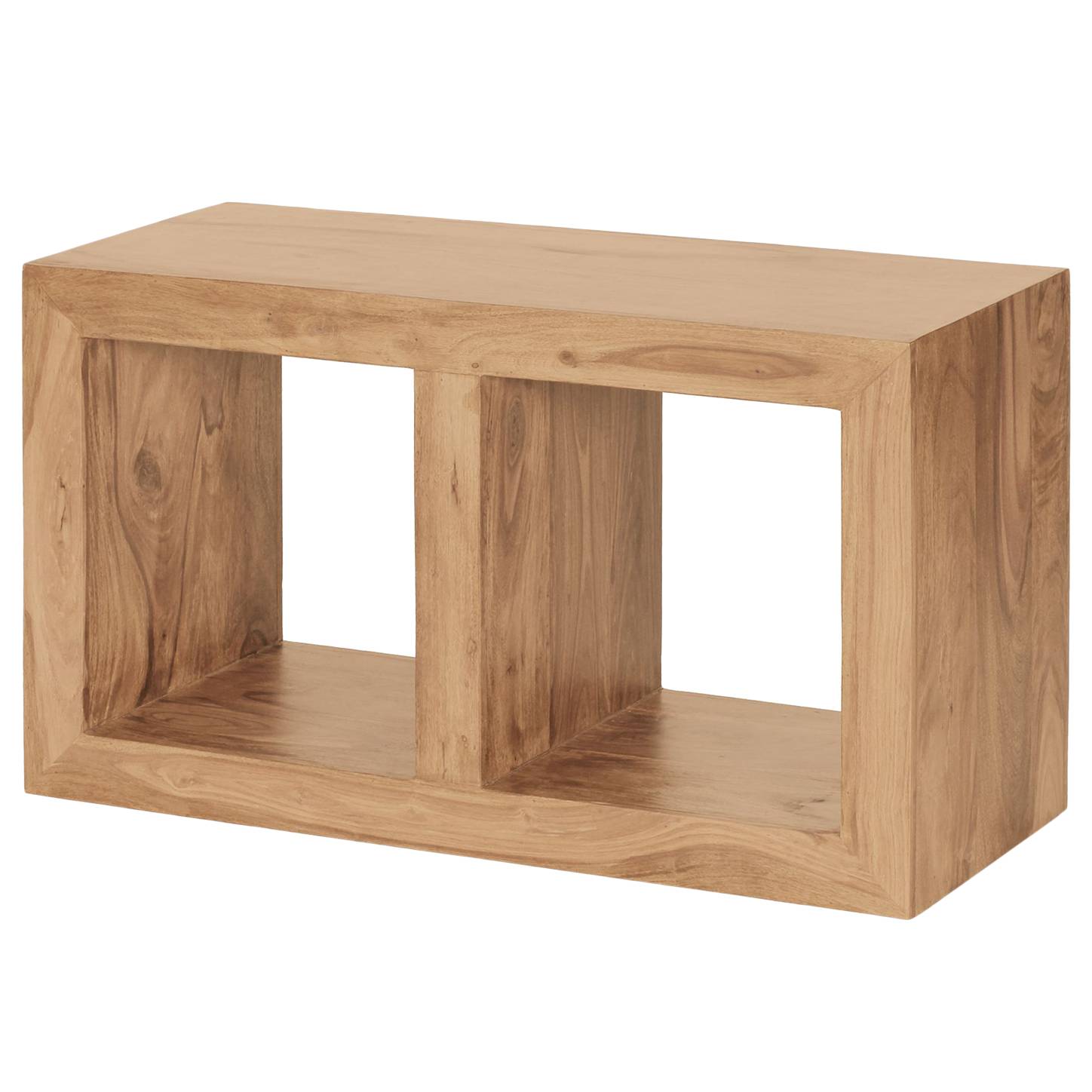 Regal Woodfin I Massivholz Braun