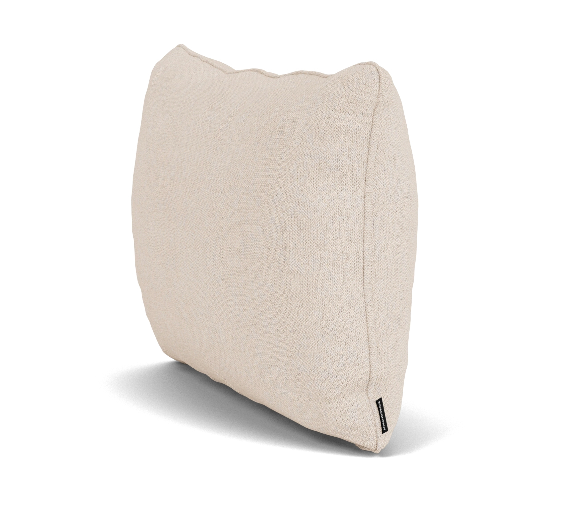 Posh Kissen Mark Sand mit Daunenfüllung 40 x 60 cm