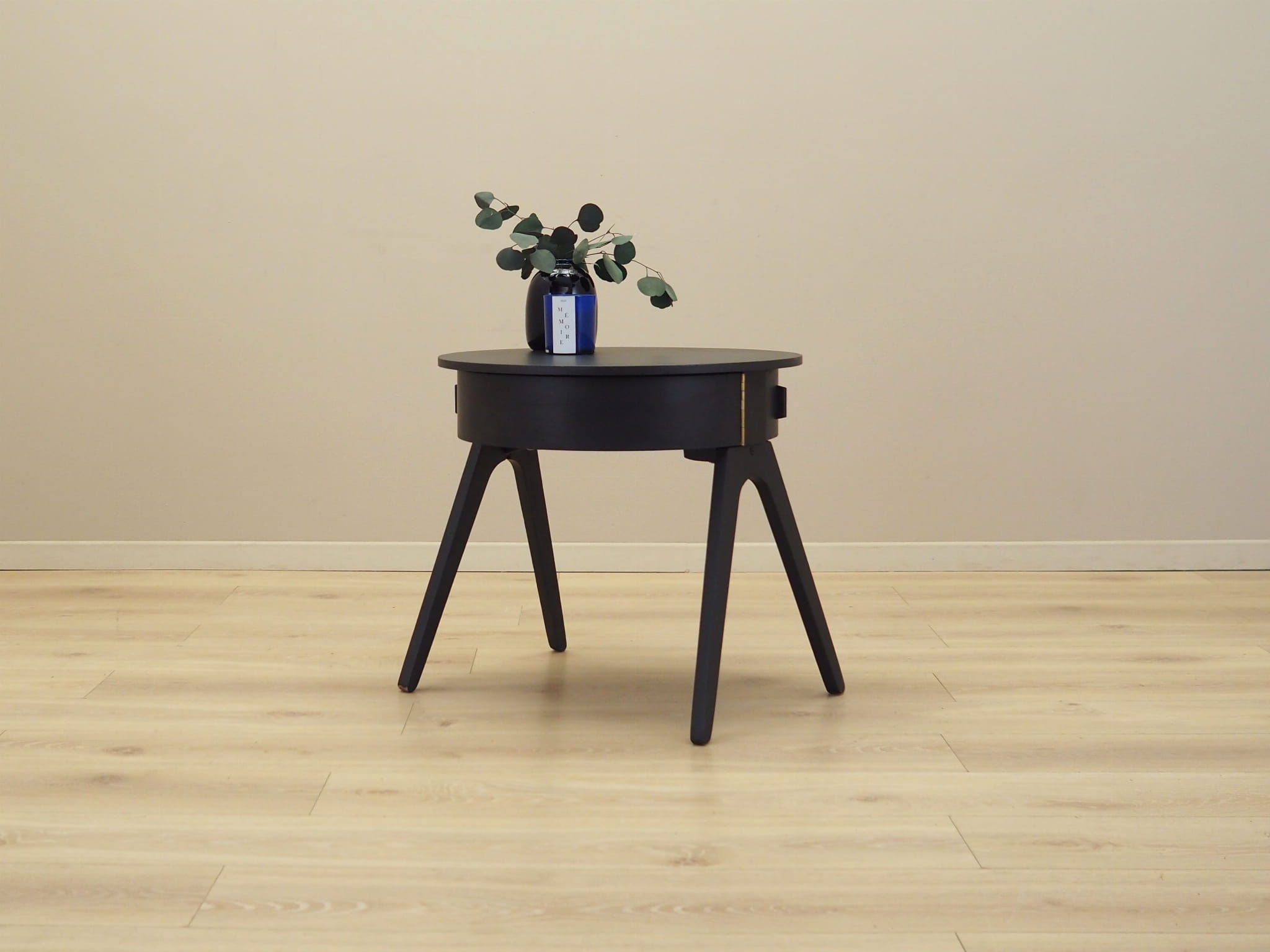 Side table wood brown 1970s