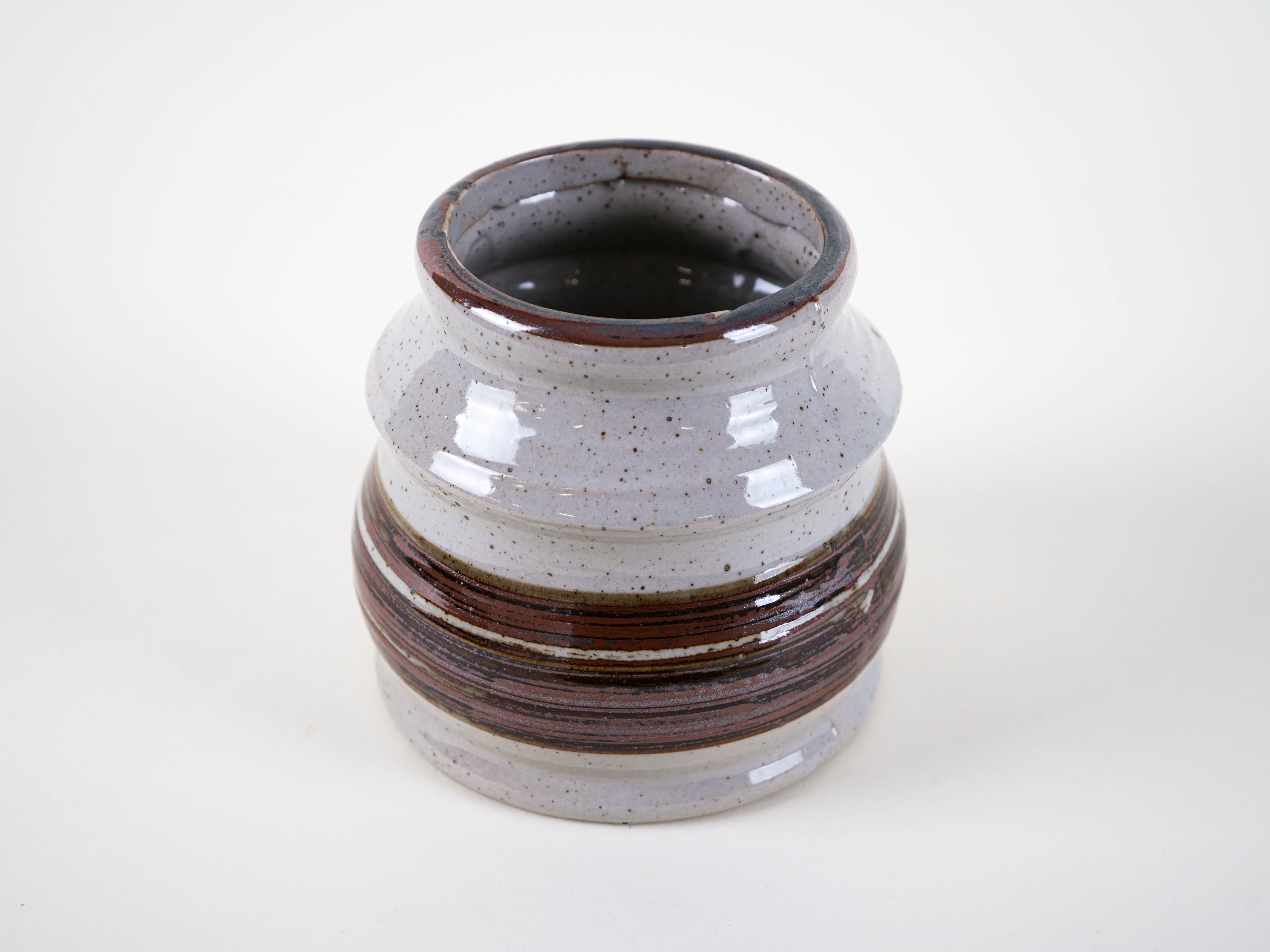 Ceramic Vase Grey 1960s