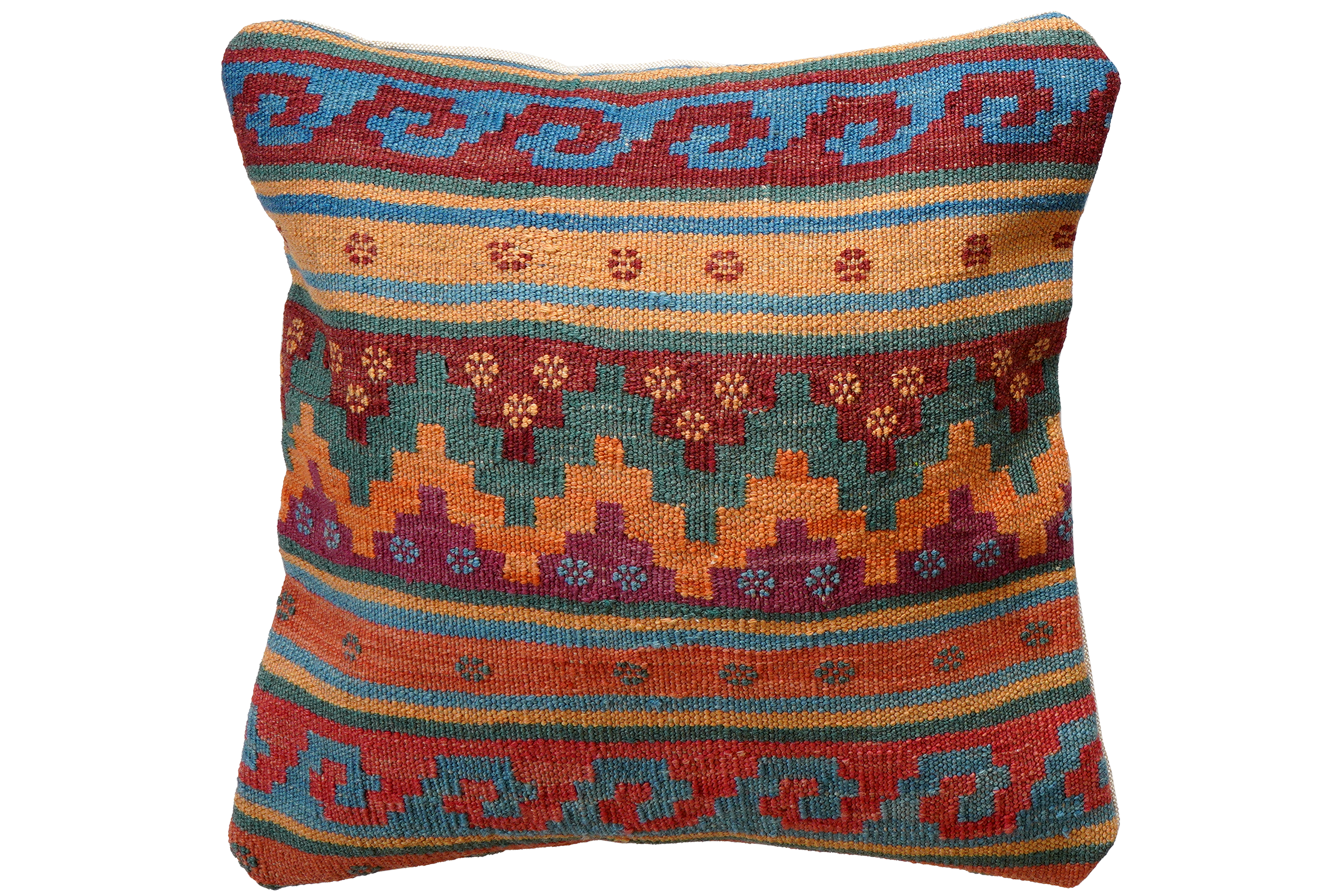 Kilim Kissenbezug Mehrfarbig