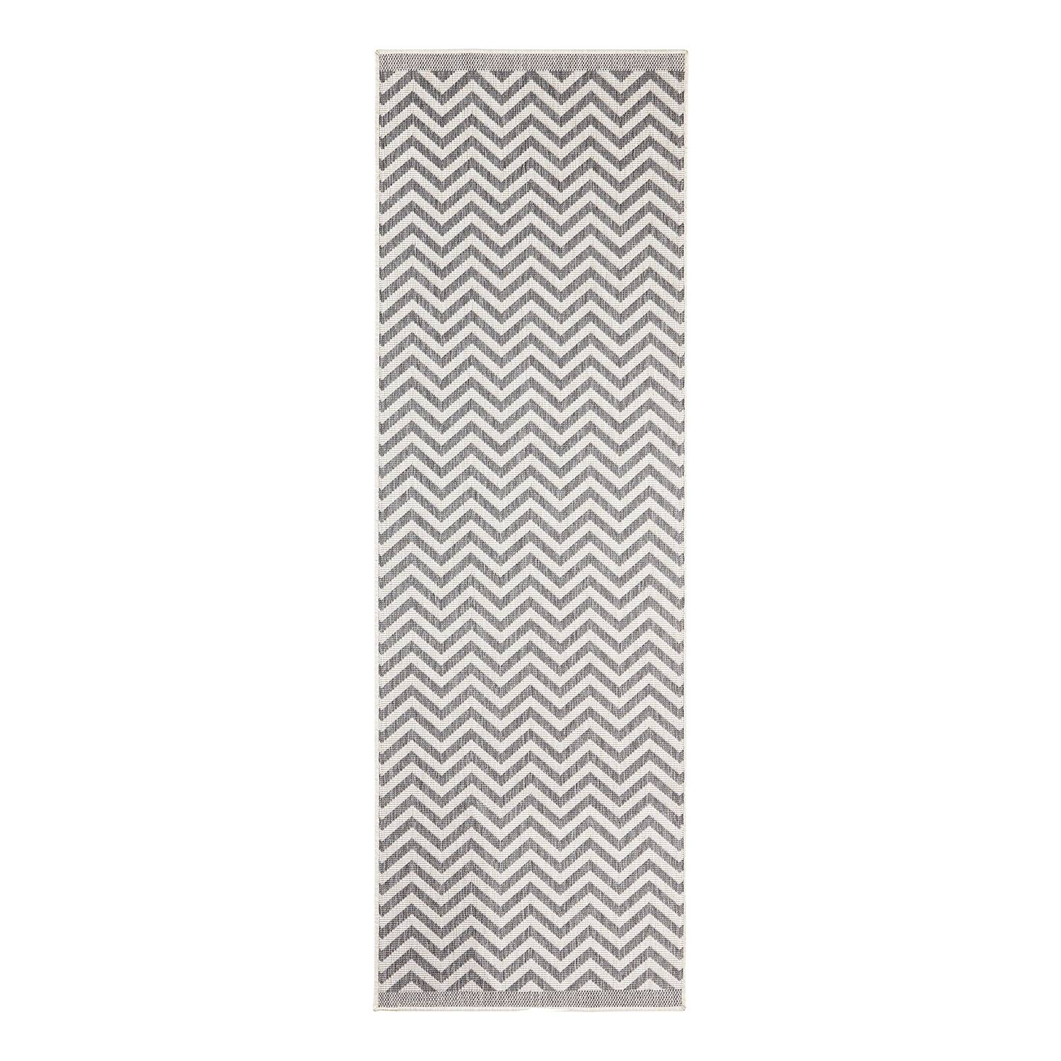 Indoor-Outdoor Runner Palma Polypropylene Grey 80×250 cm
