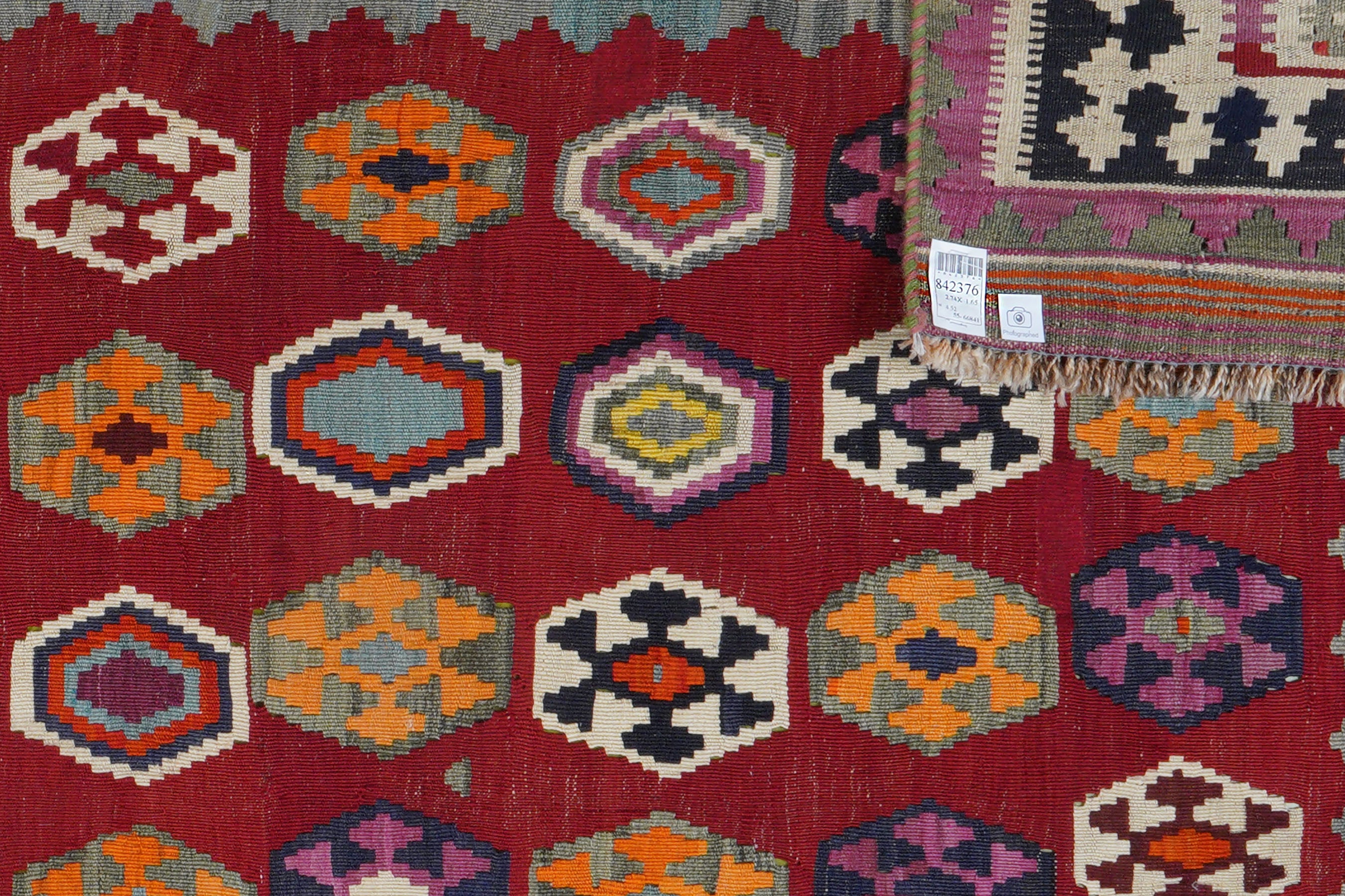 Kilim Gashgai Teppich Braun