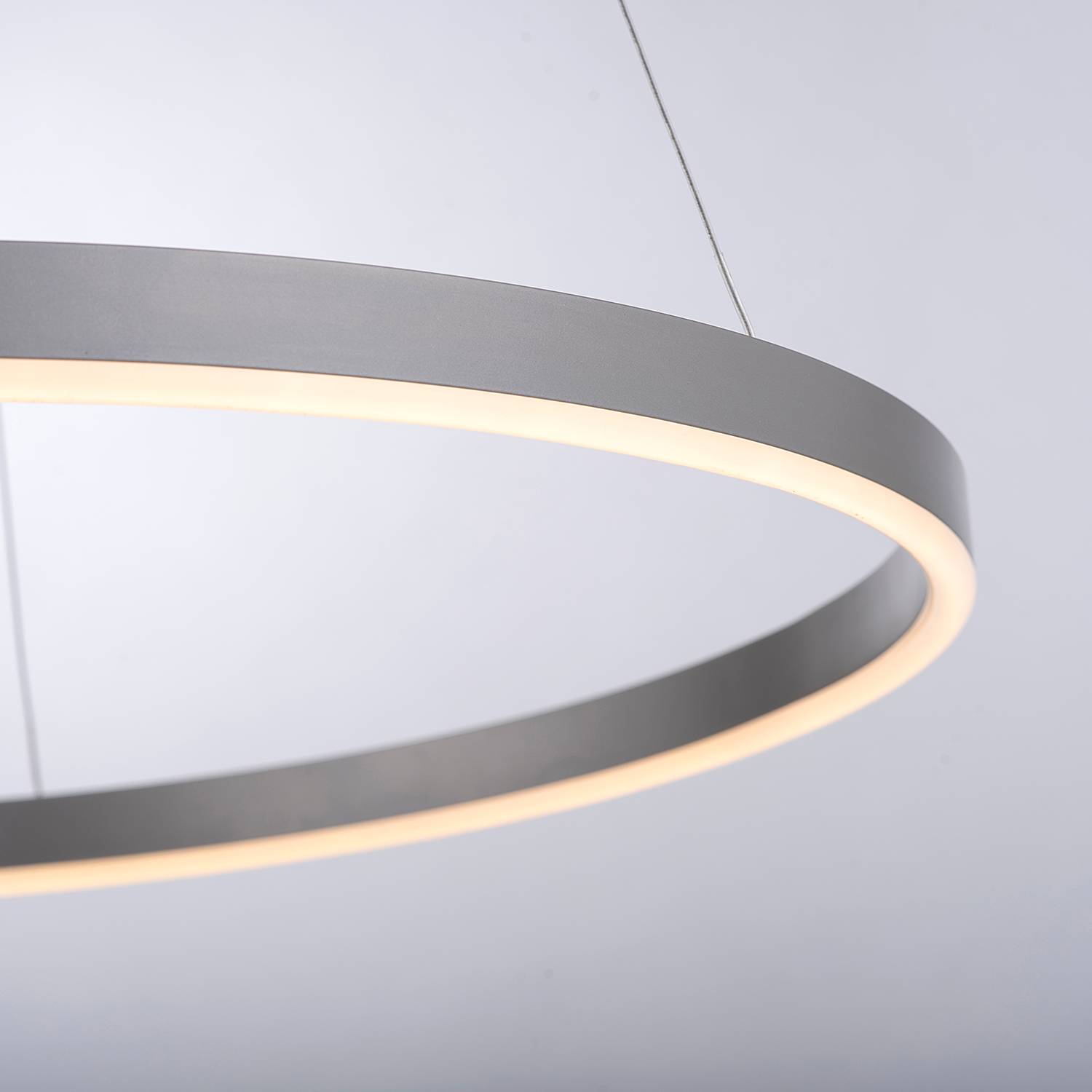 LED pendant luminaire Ritus Type B Aluminum Silver