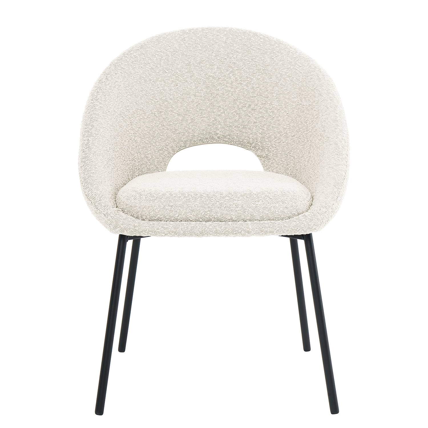 Upholstered chair Kelibia White