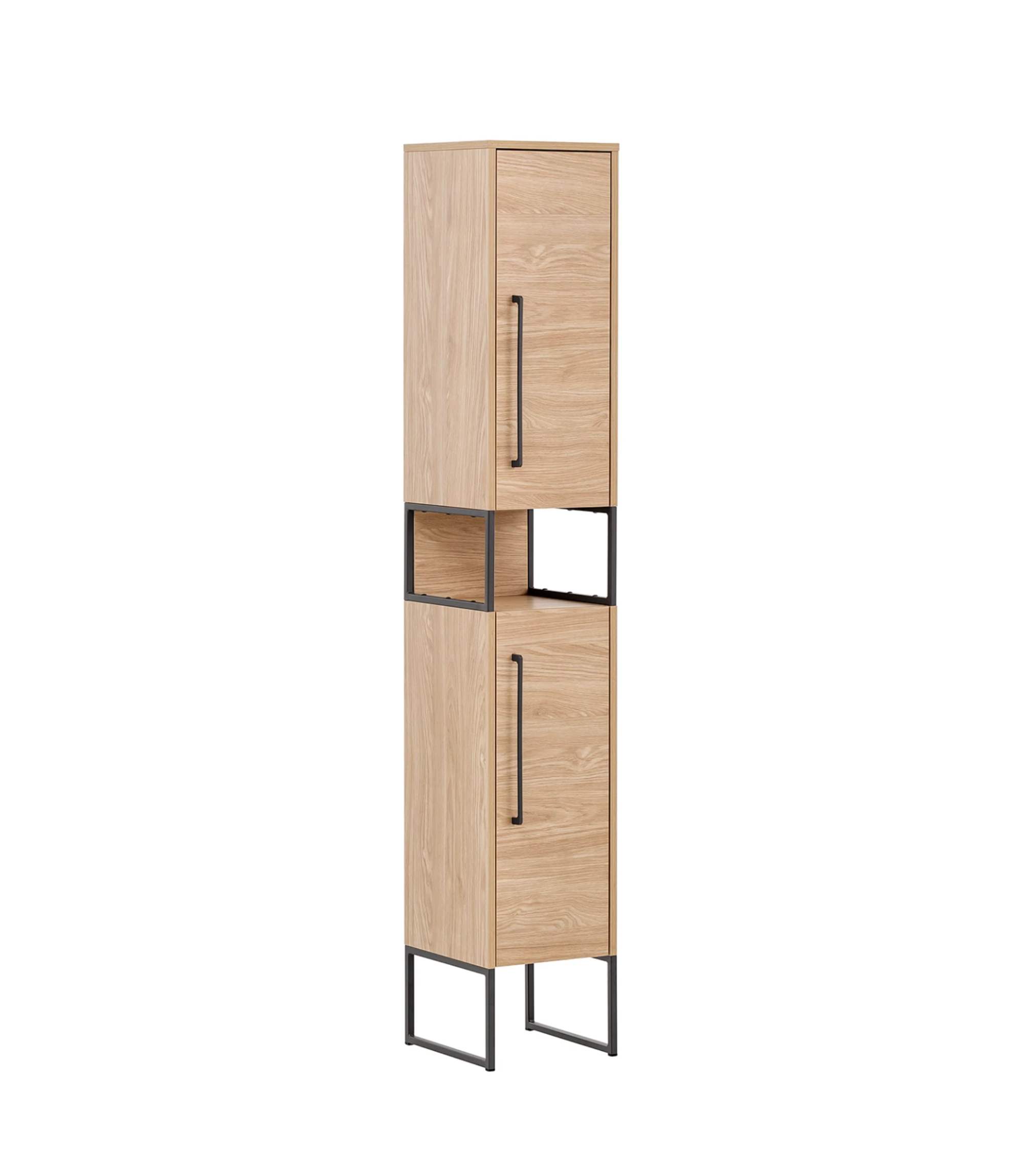 Badschrank Eiche Dekor Hell