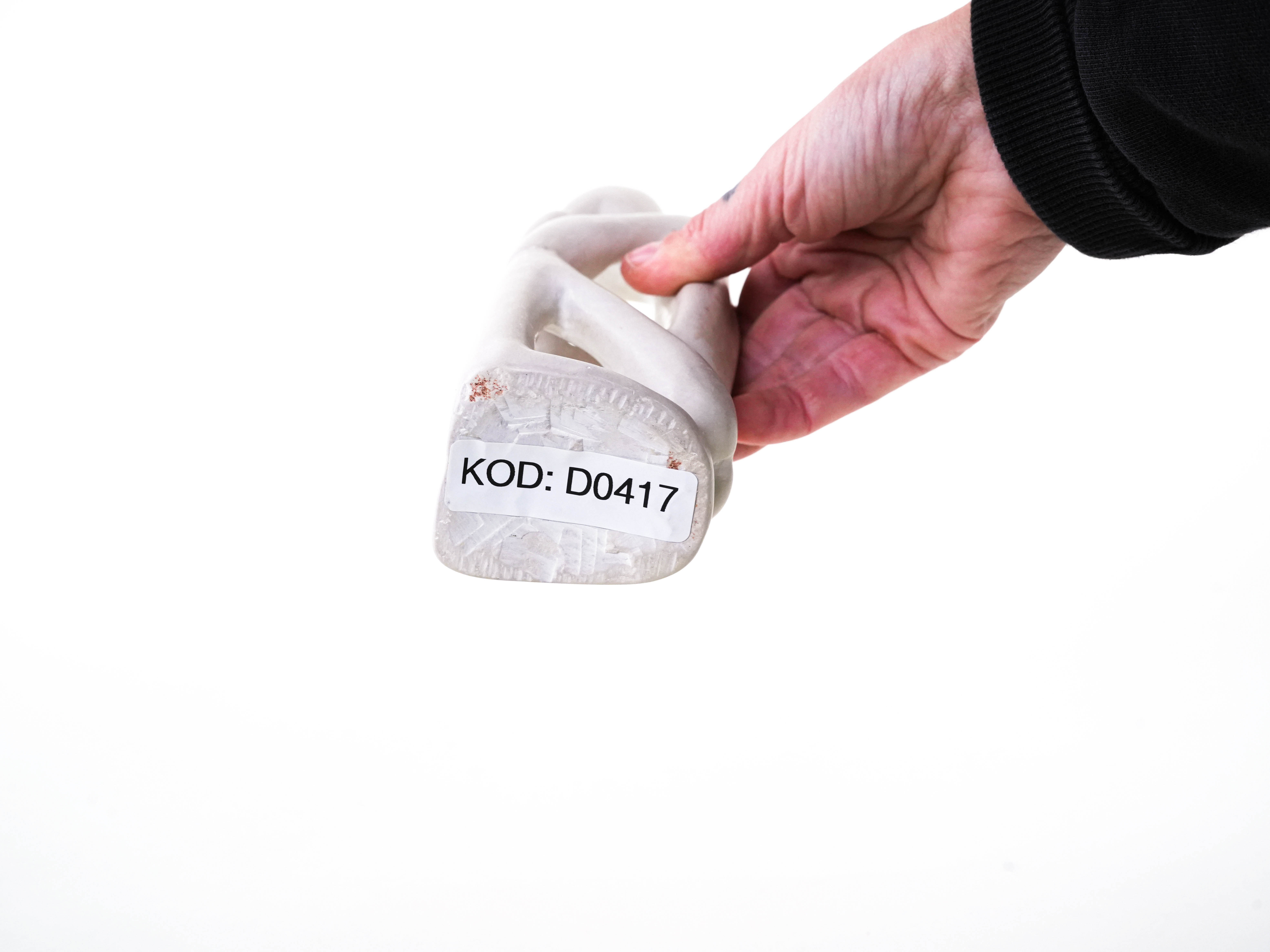 Sculpture Modernist Cream 1980s