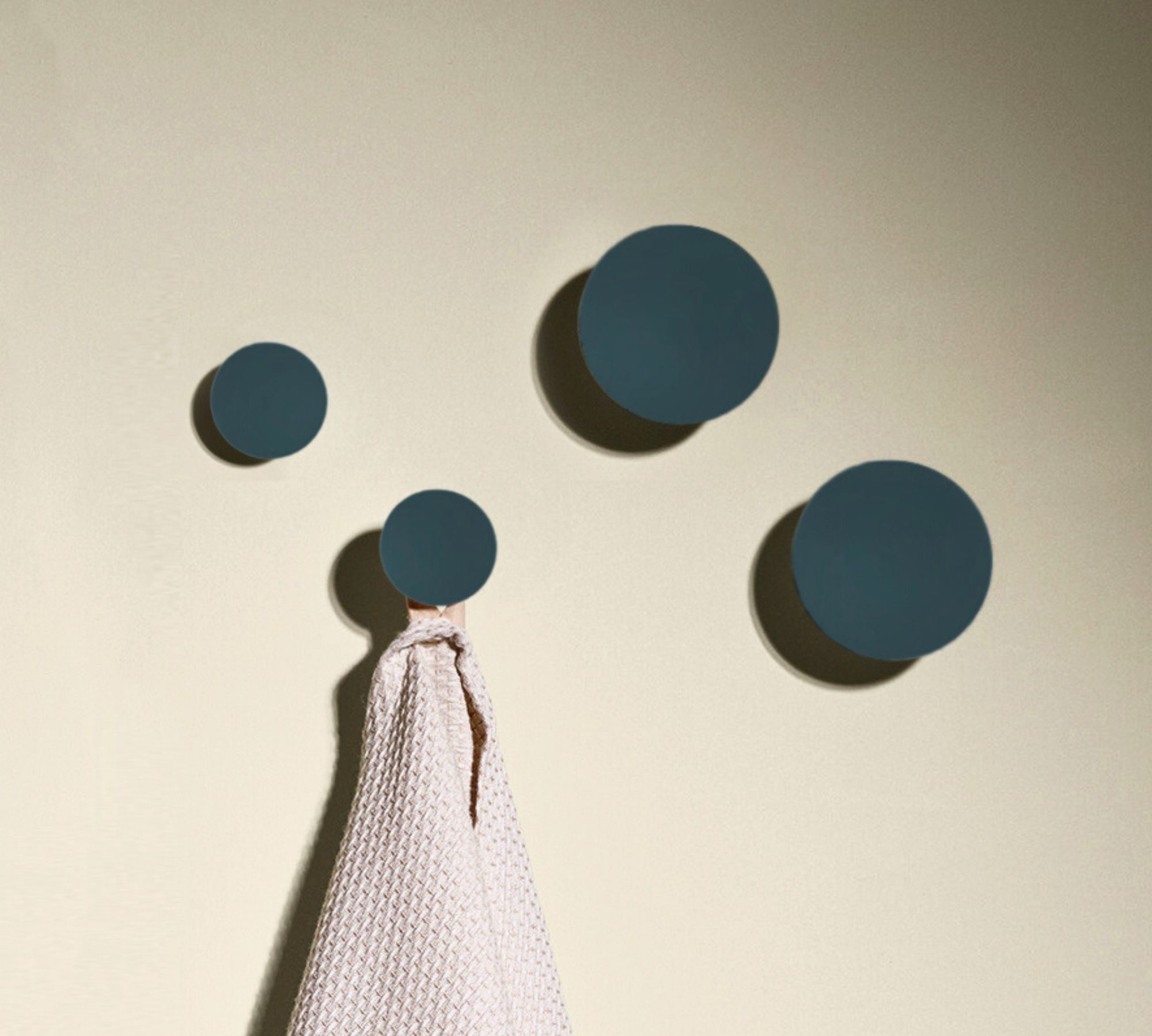 4x Ponto Wandhaken Gunmetal