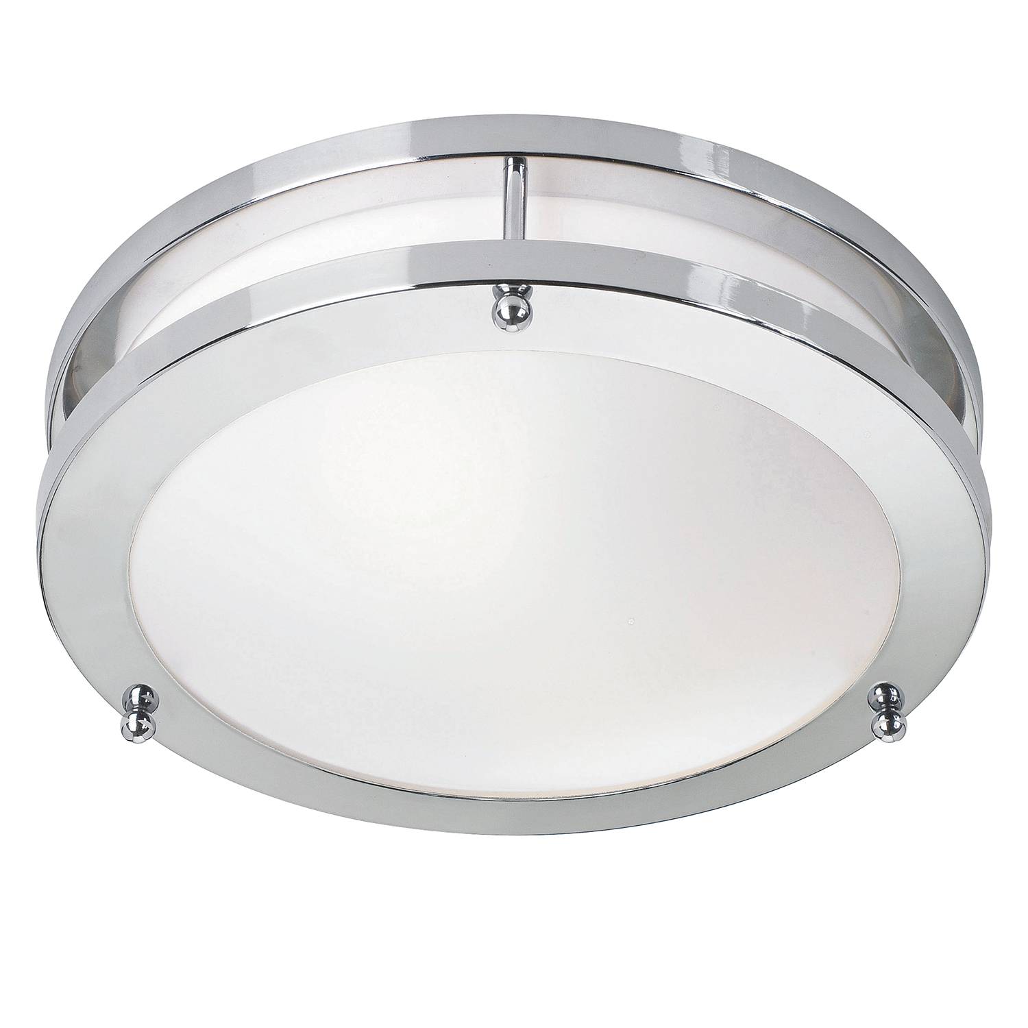 LED-Deckenleuchte Täby Acrylglas Edelstahl