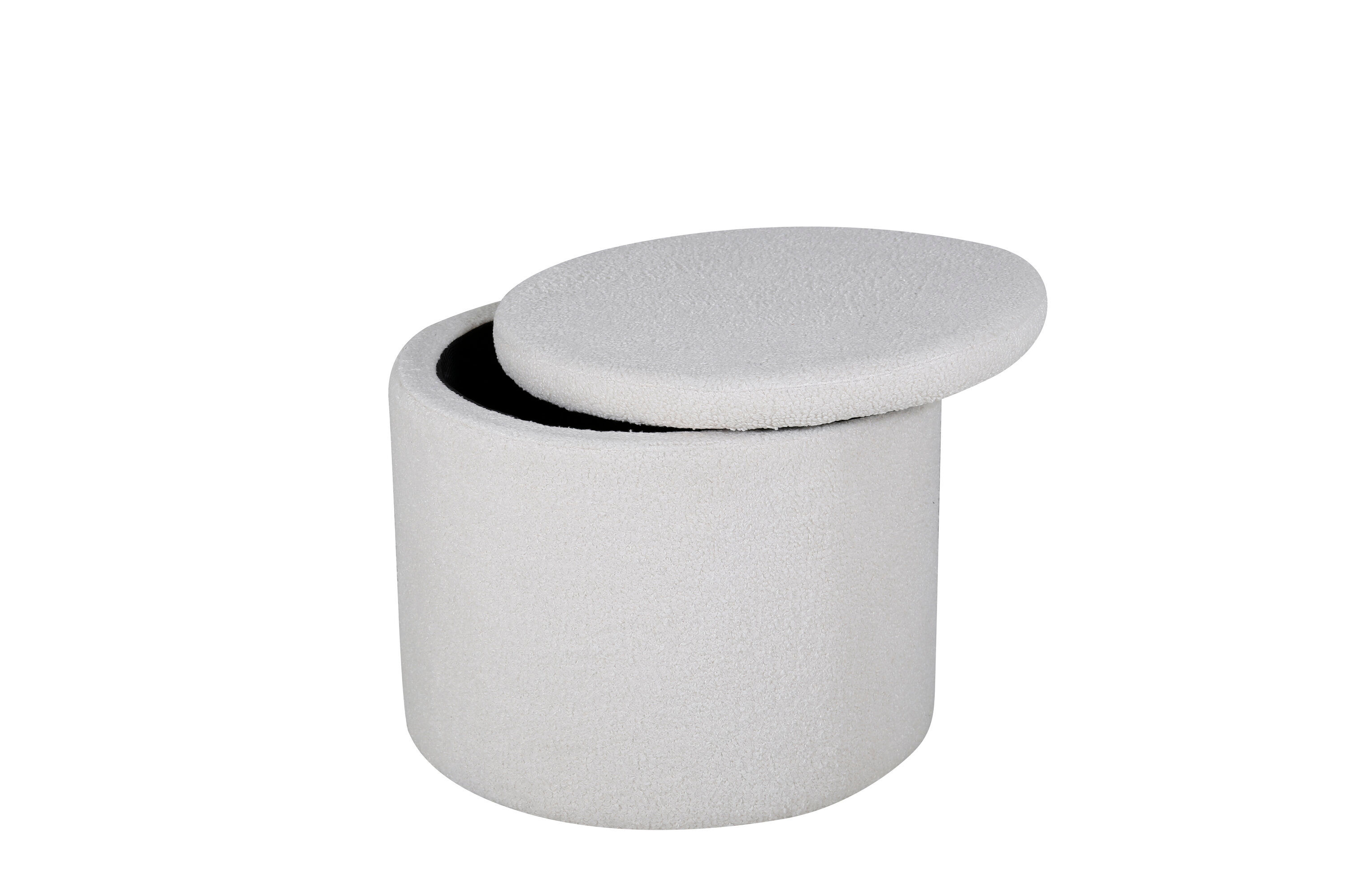 Dunken Pouf Offwhite Teddy