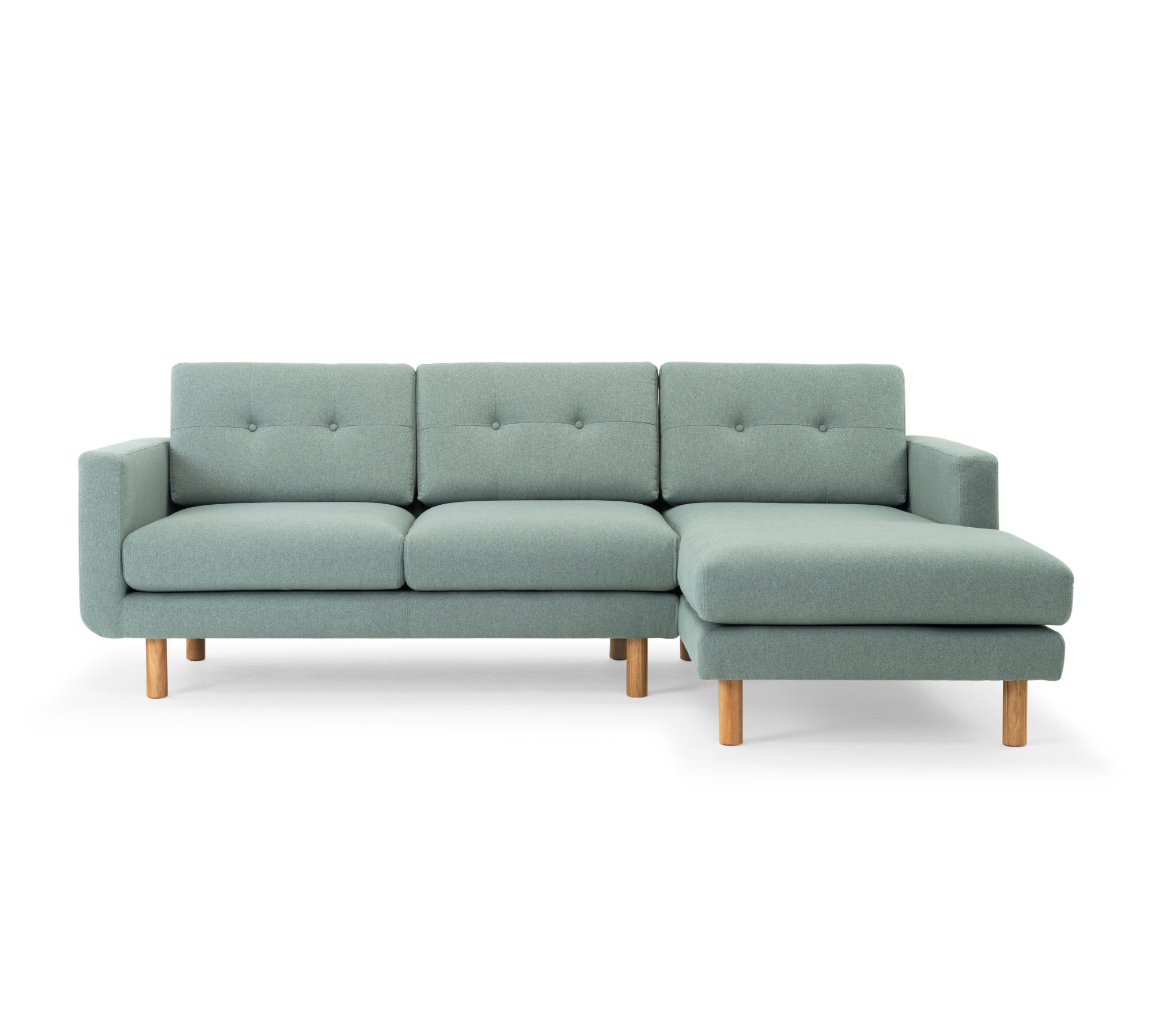 Conrad Sofa Récamiere Rechts Fabio Grey Green