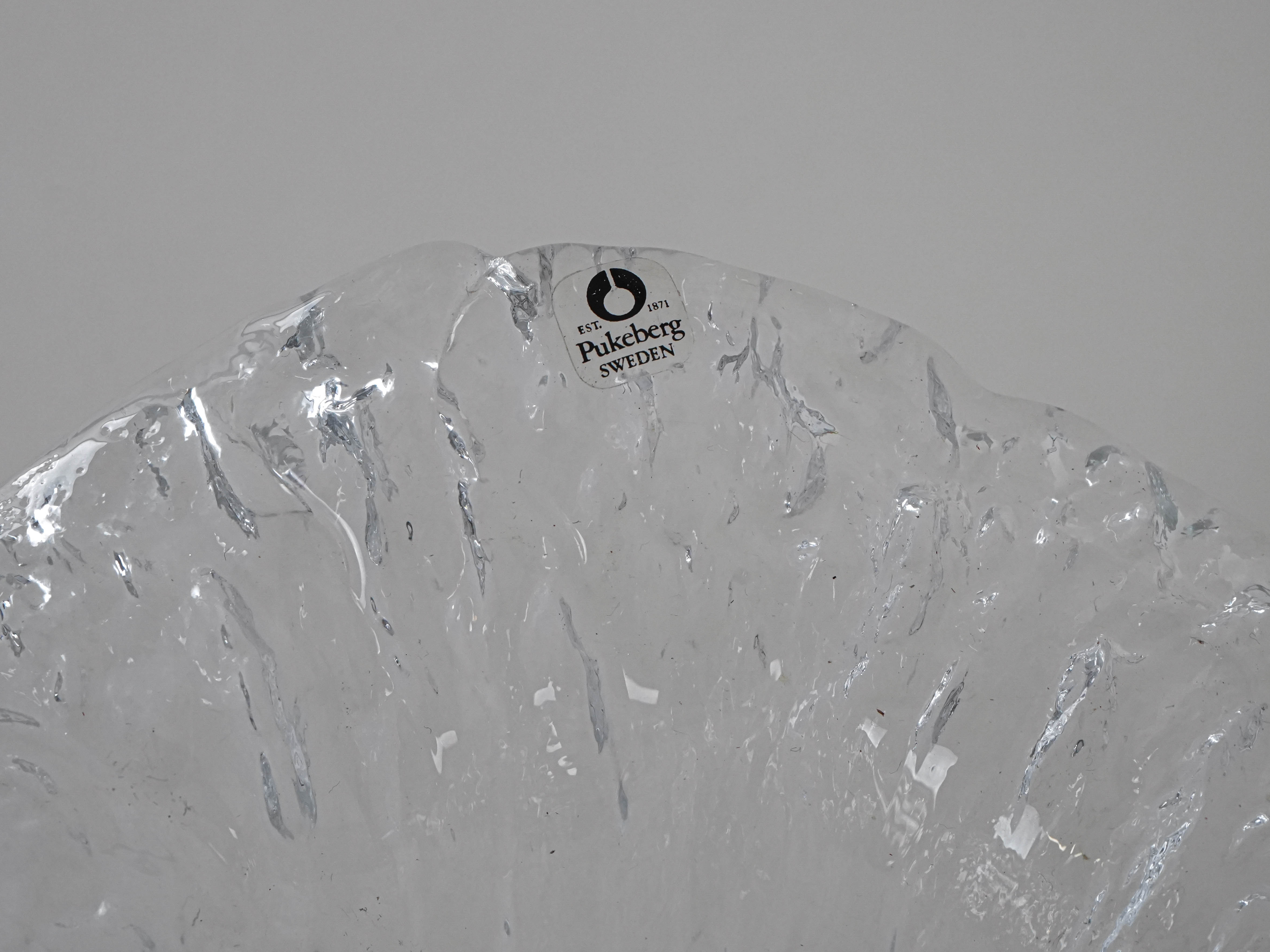 Glass vase Transparent