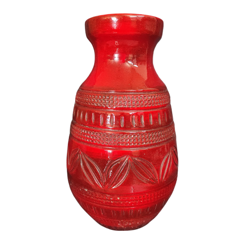 1501-35 Vase Keramik Rot