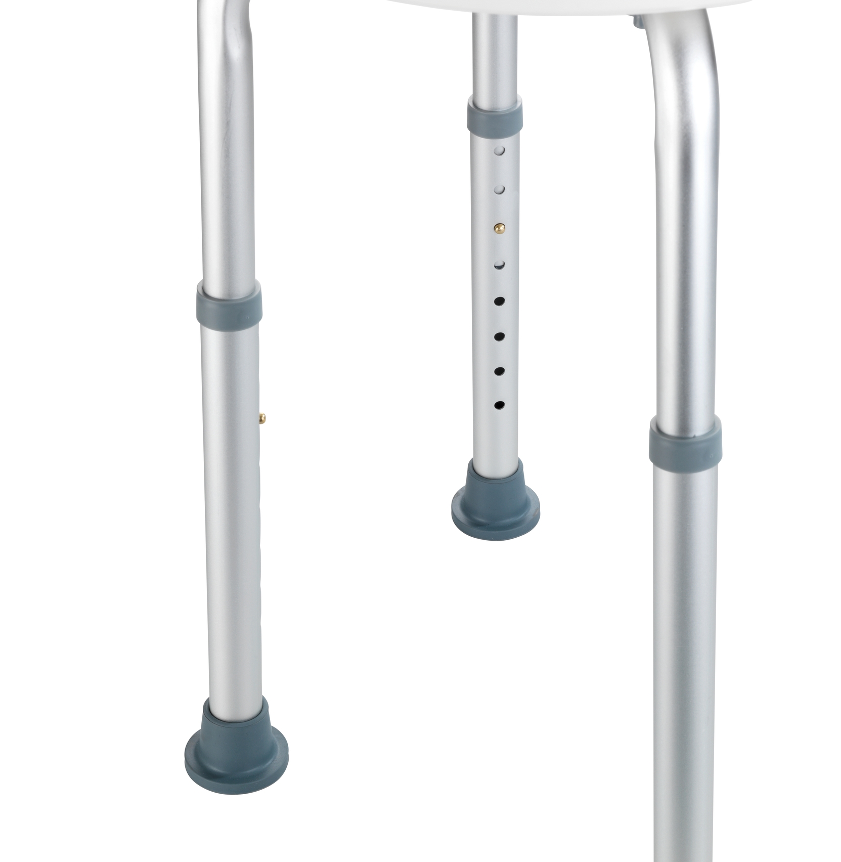 Duschhocker Secura Aluminium Weiß