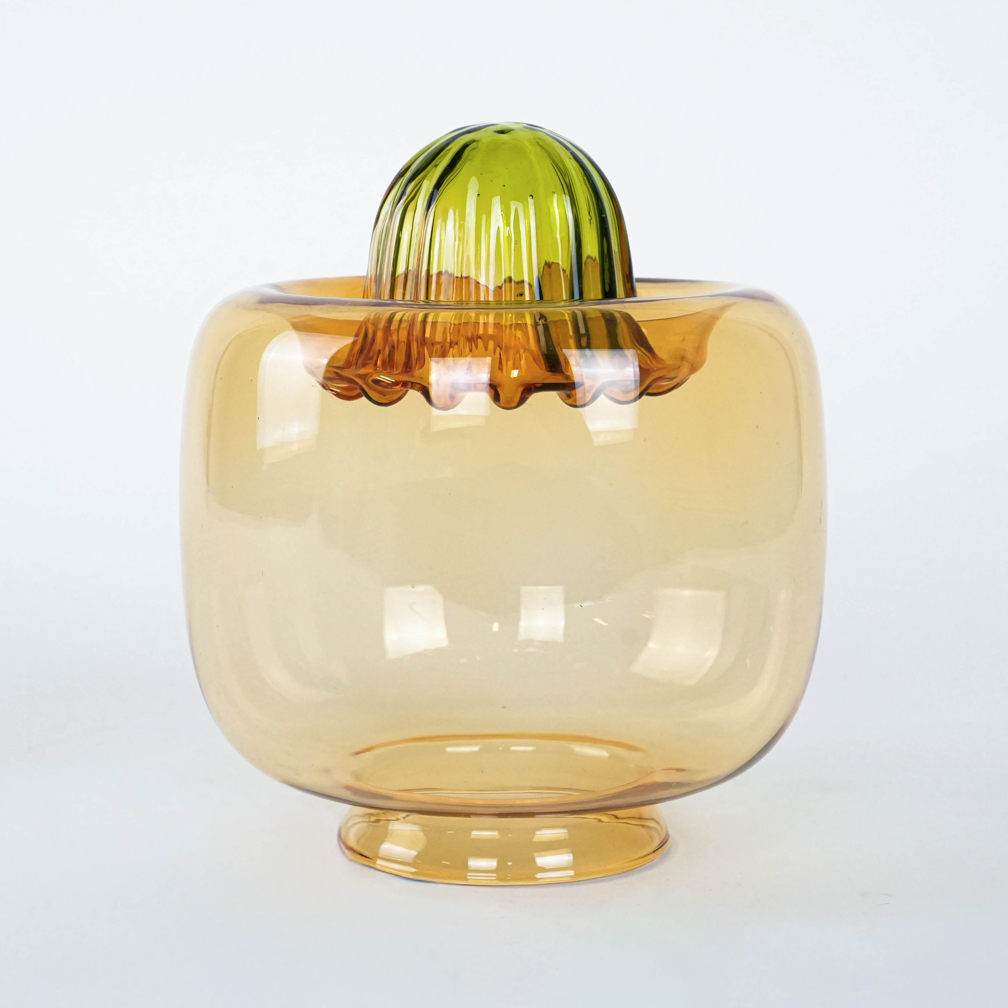 Glass table decoration 1970s