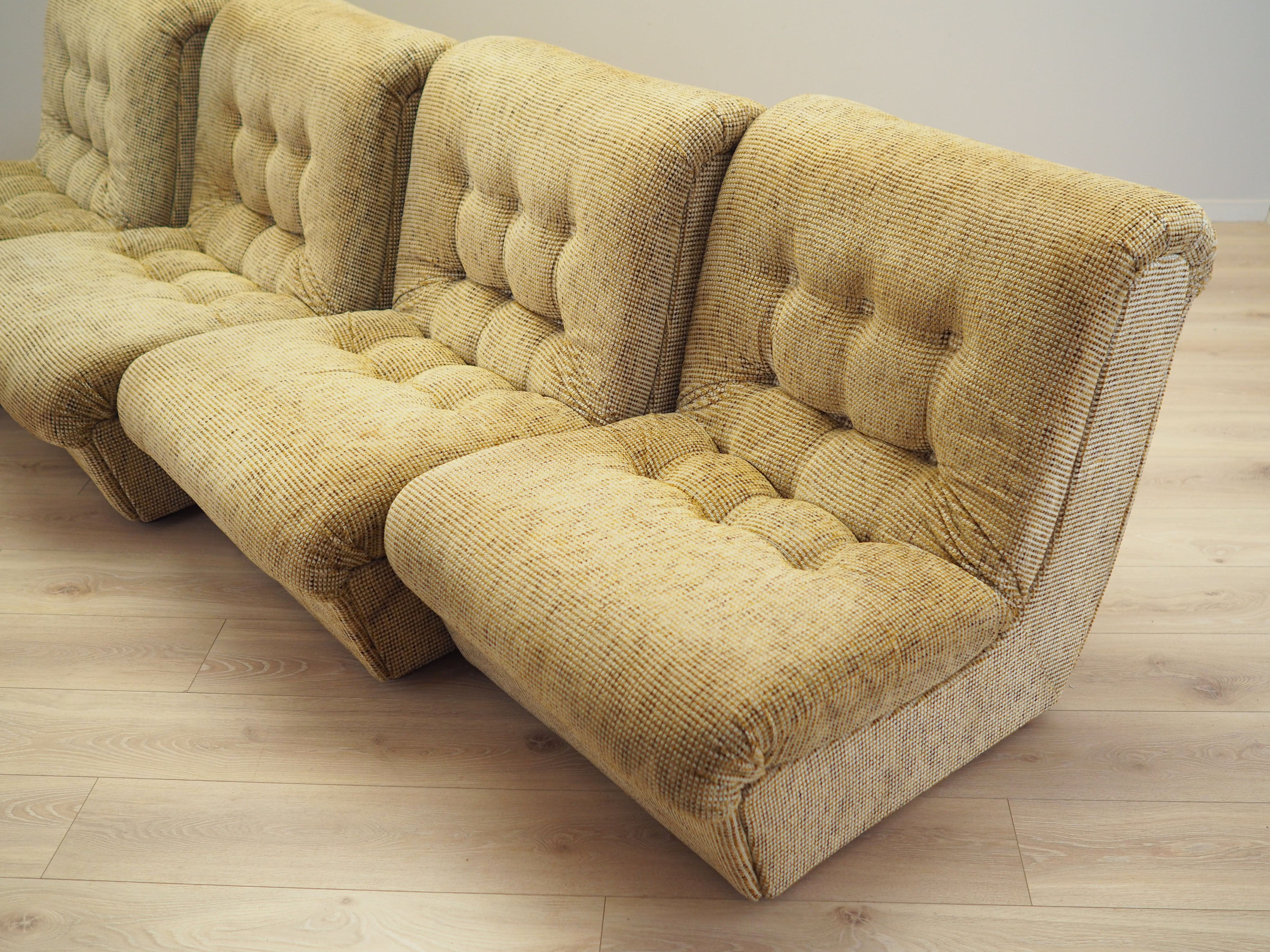 Modulsofa Beige 1960er Jahre