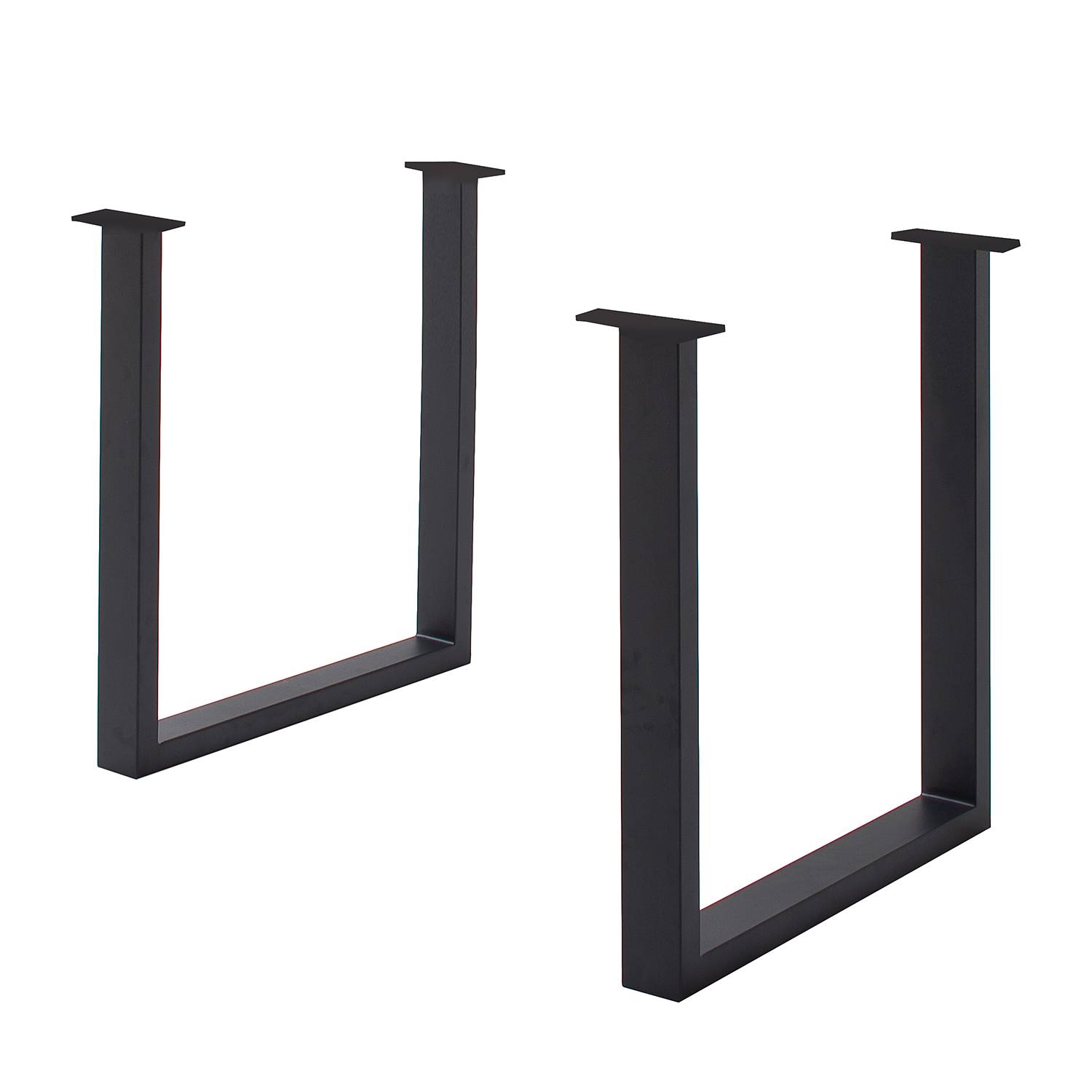 Table frame KAPRA U-shape iron black
