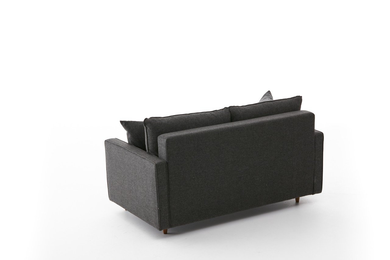 Sofa 2-Sitzer Anthrazit