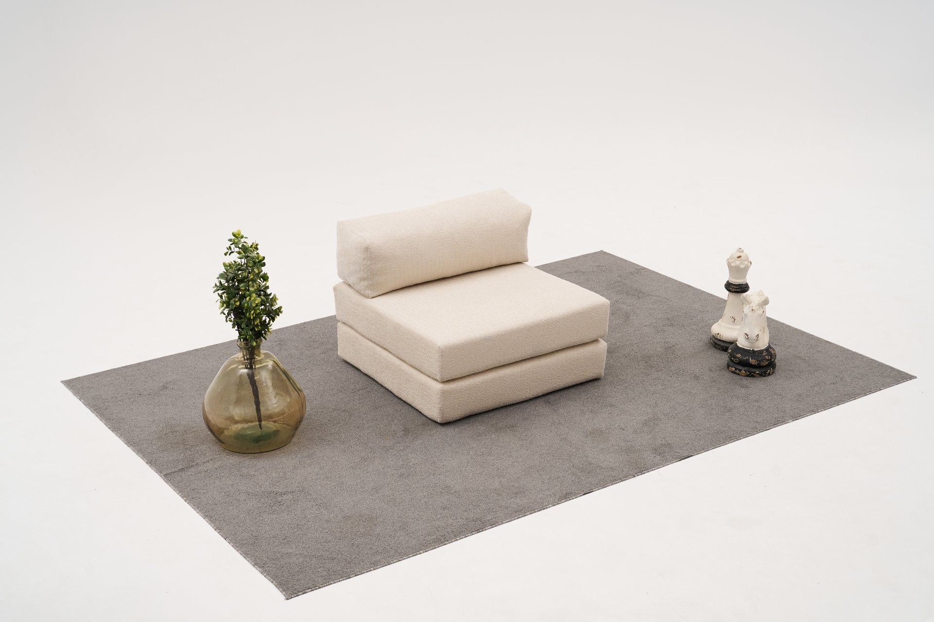 Comfort 1-Sitzer Modul Creme