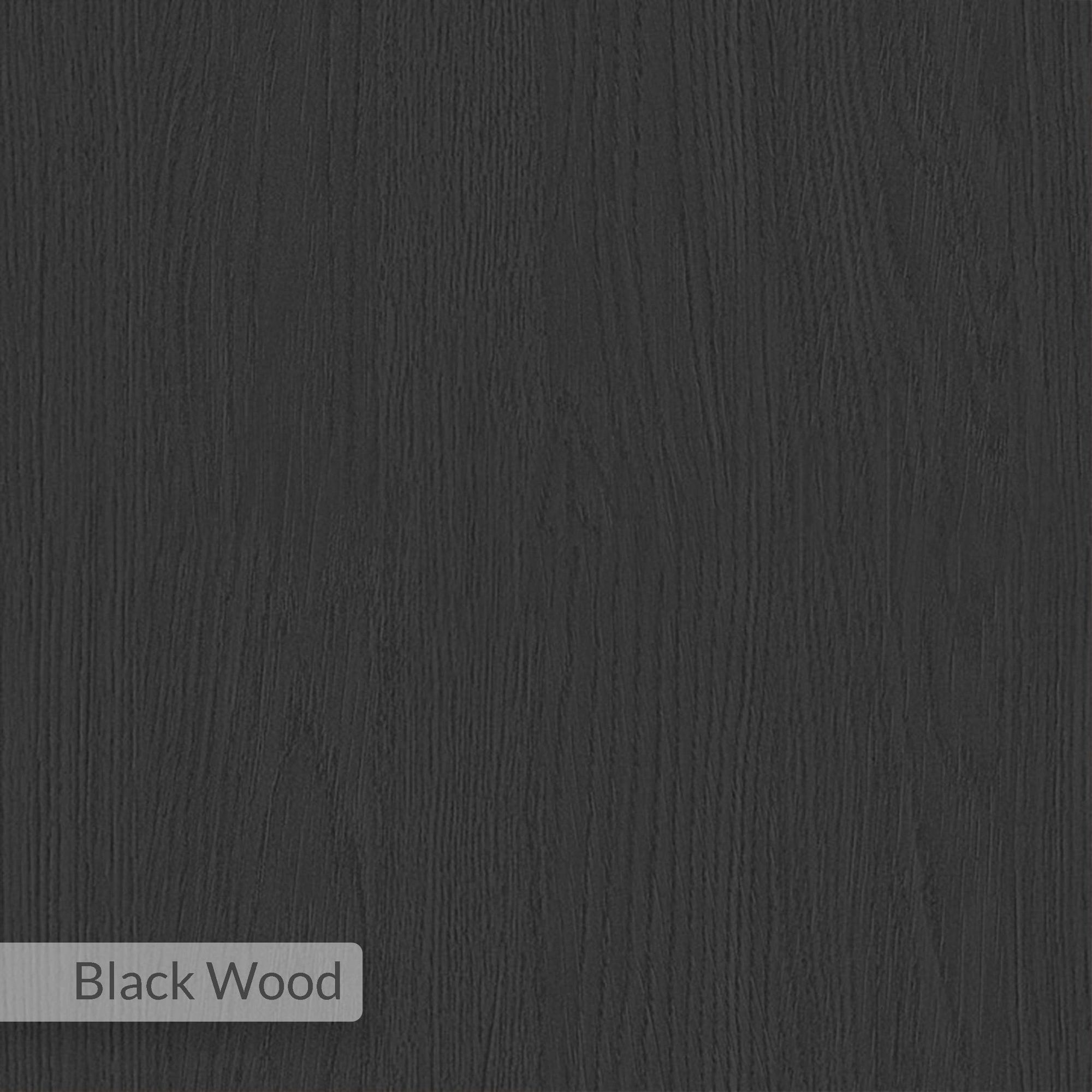 Simpi Beistelltisch Holzfurnier Schwarz