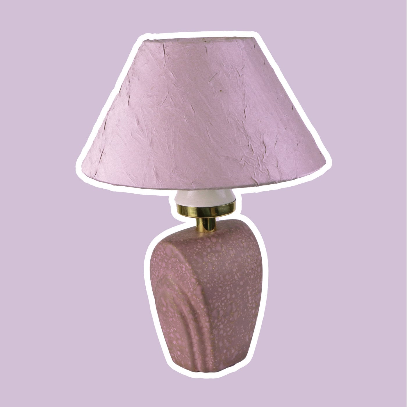 Vintage Tischlampe Geometrisch 1980er Jahre