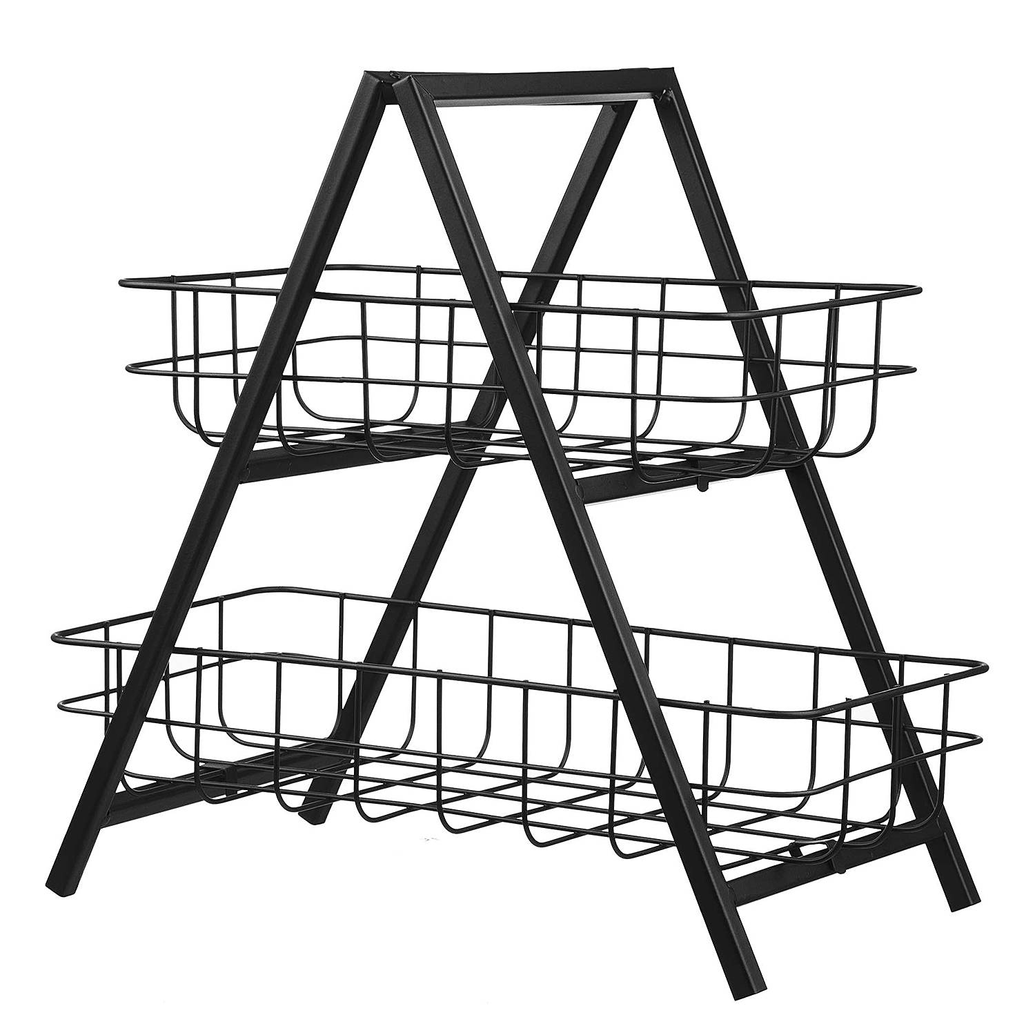 GRID Etagere Eisen Schwarz