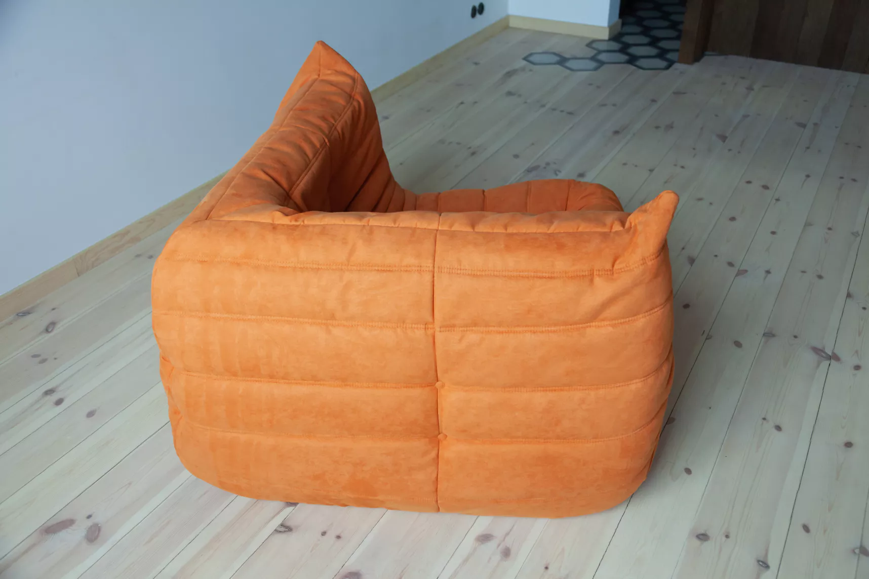 Togo Ecksofa Textil Orange