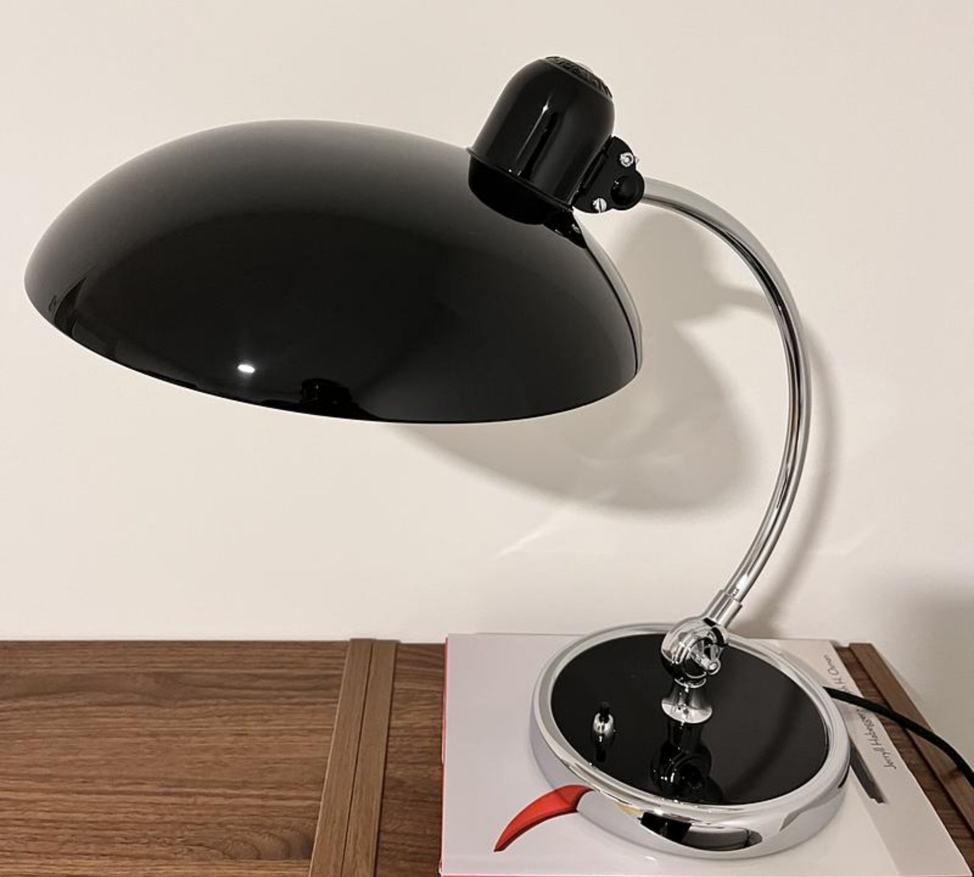 6631 Tischlampe Stahl Schwarz