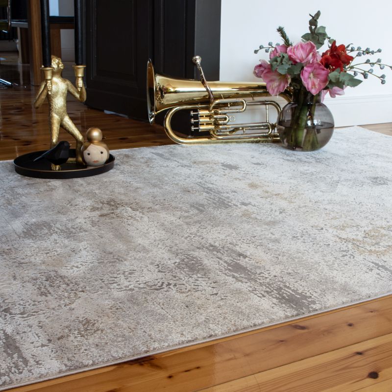 Jewel of Obsession Teppich Viskose Taupe 160 x 230 cm