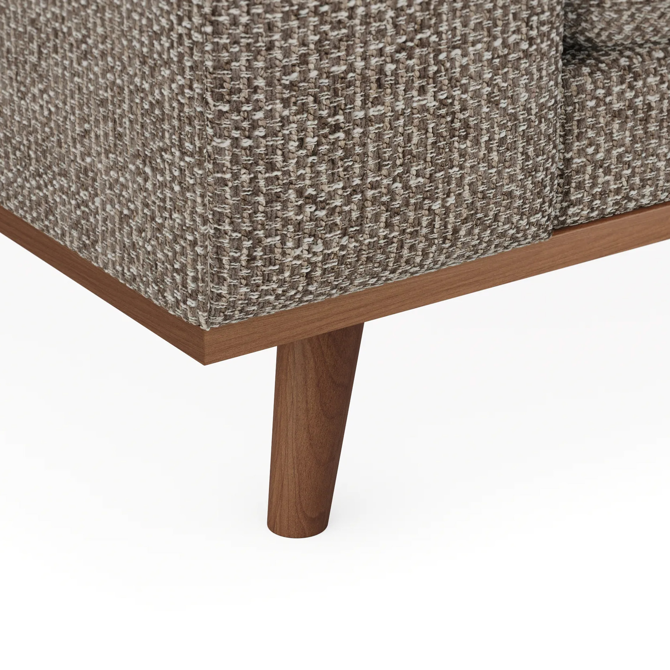 Corner Sofa Harper 3-Seater Right Light Brown