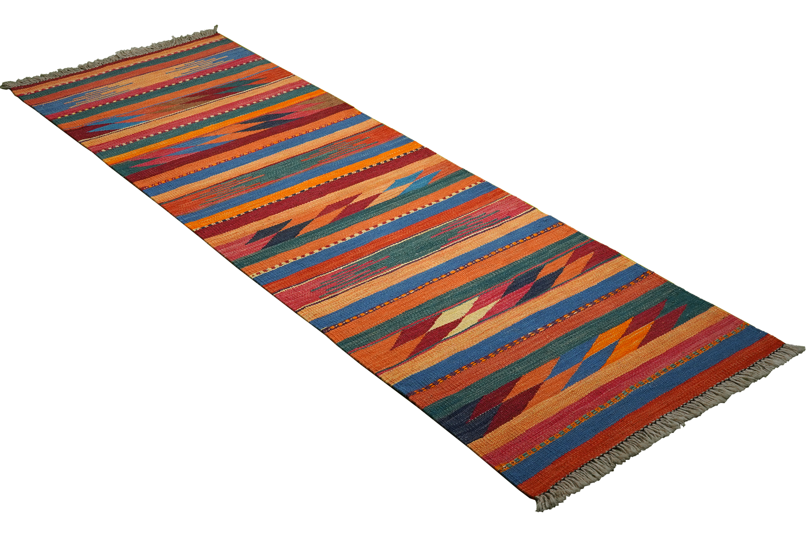 Kilim Gashgai Teppich Mehrfarbig