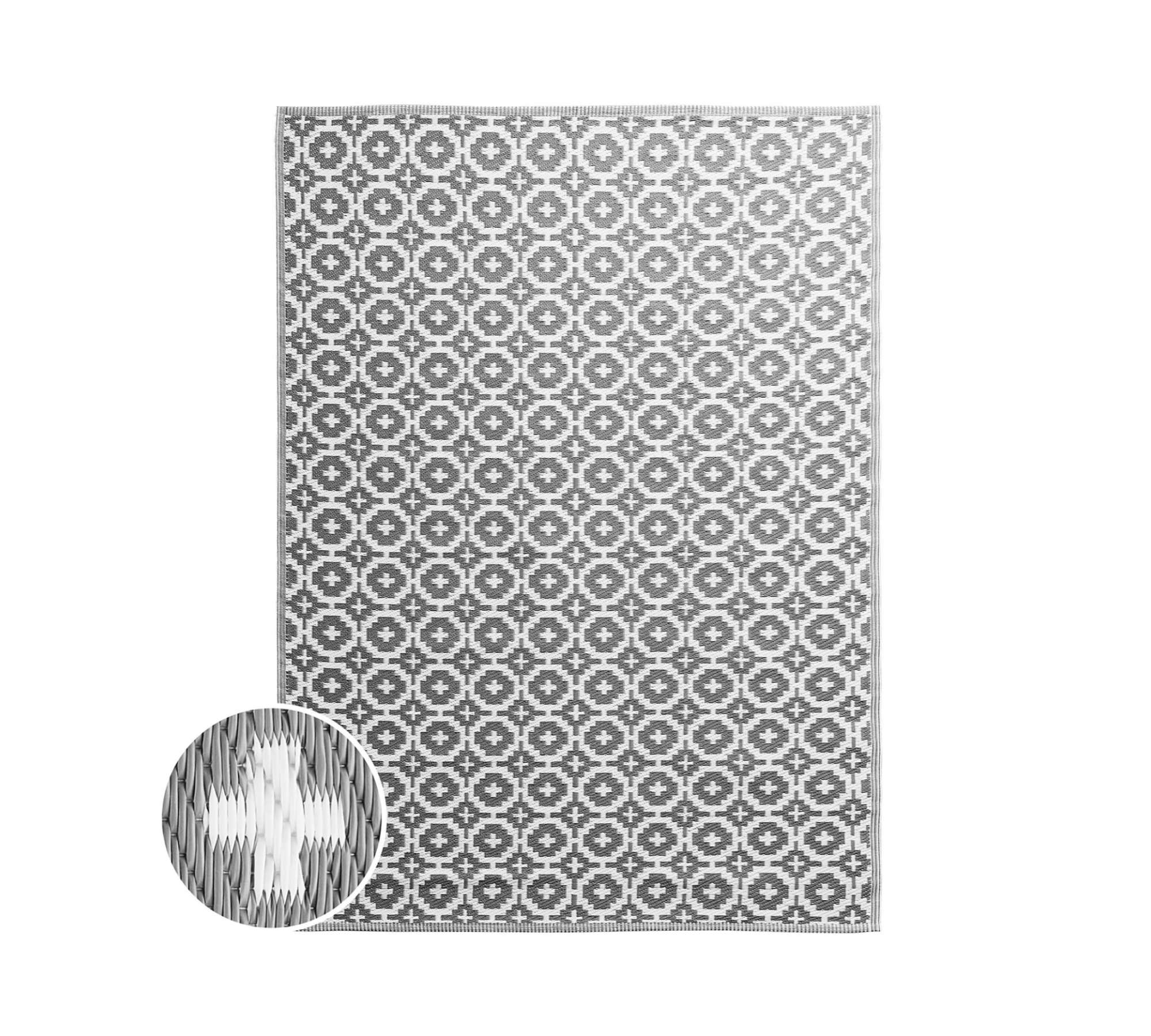 In-/ Outdoorteppich Mosaik 150 x 200 cm
