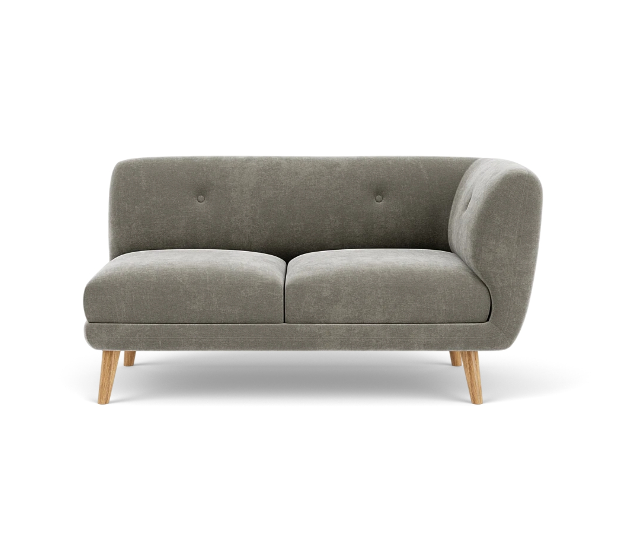 Alfred Modul 2-Sitzer Rechts Planet Grey Green