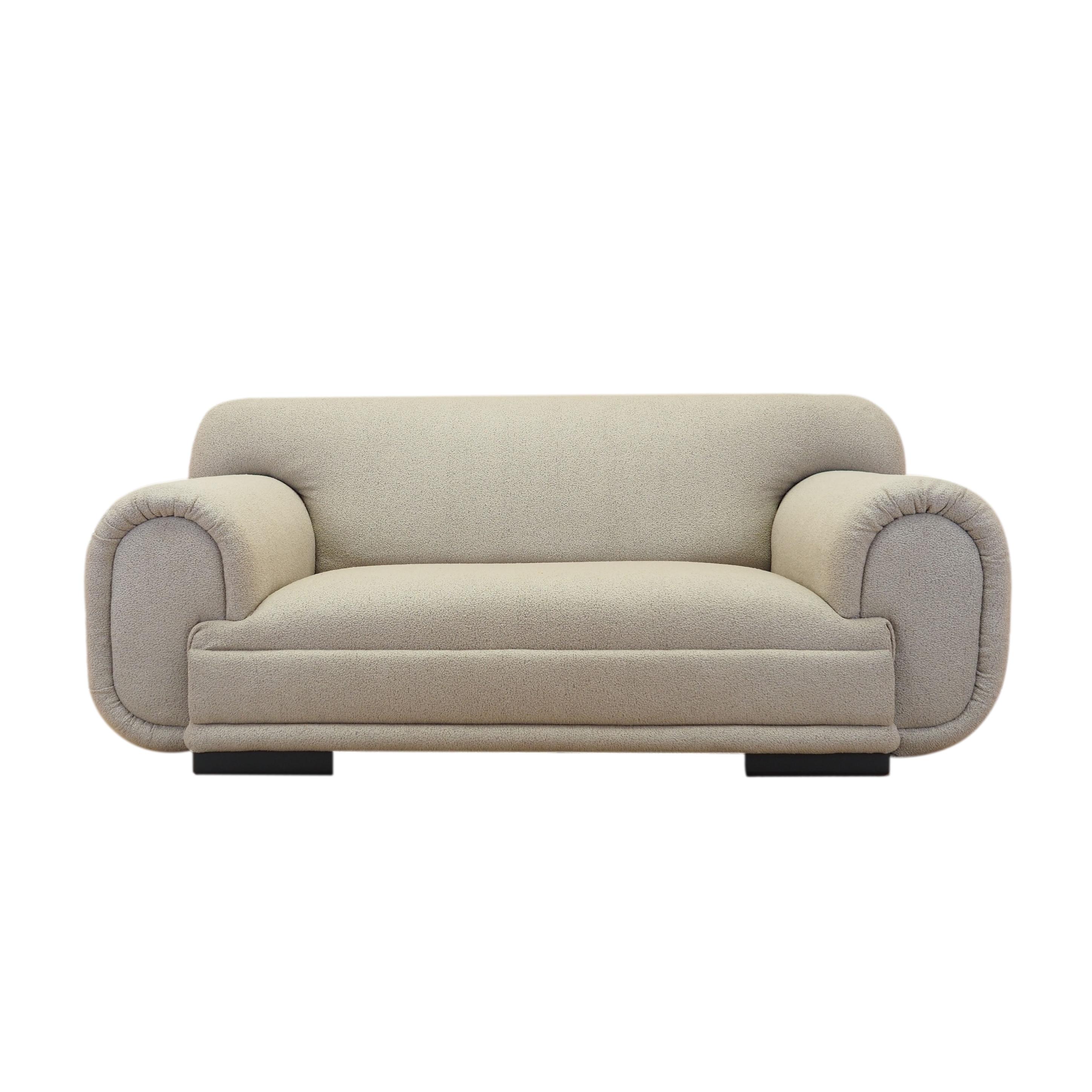 Sofa Zweisitzer Beige 1970er Jahre
