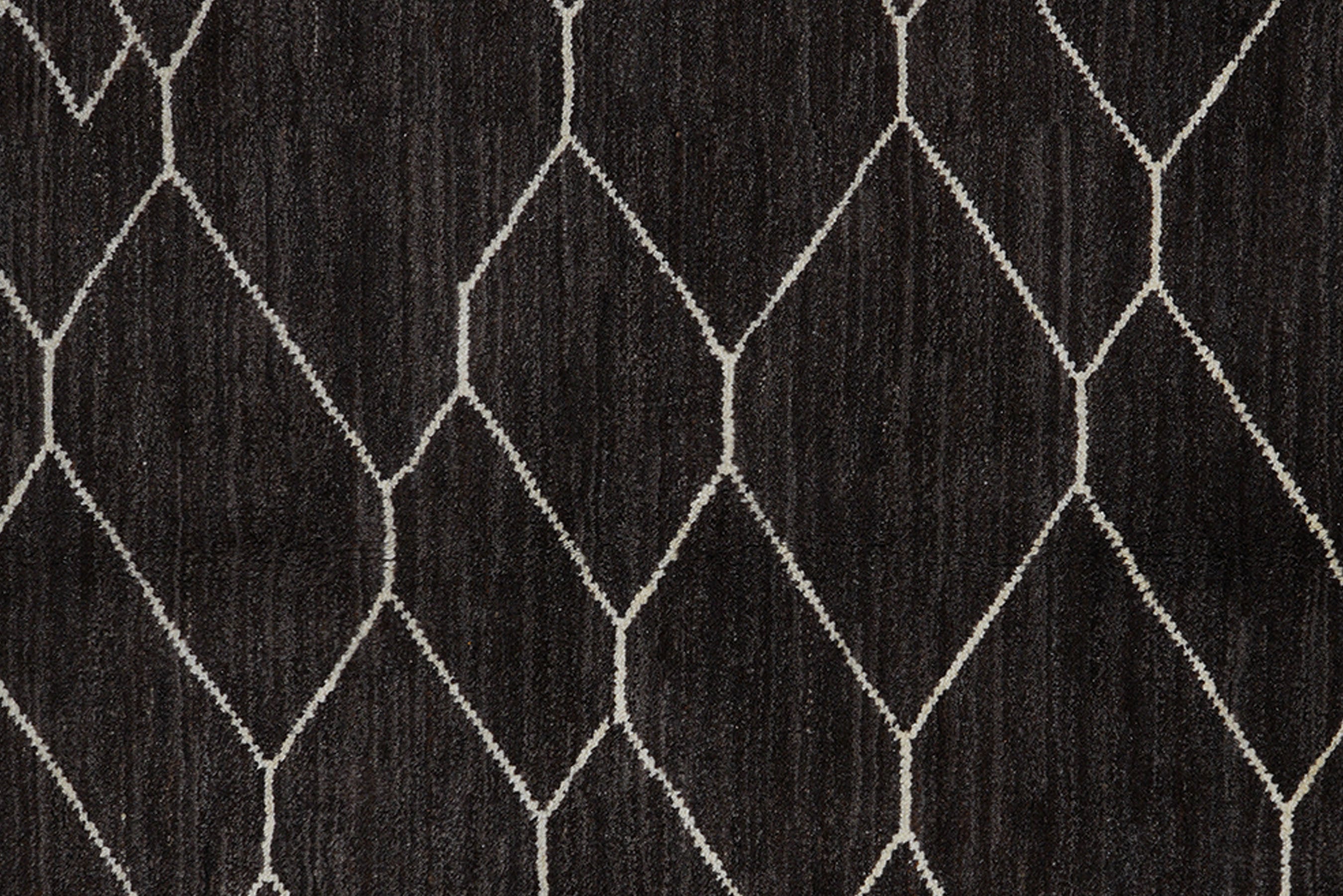 Gabbeh Basi Rug Wool Black