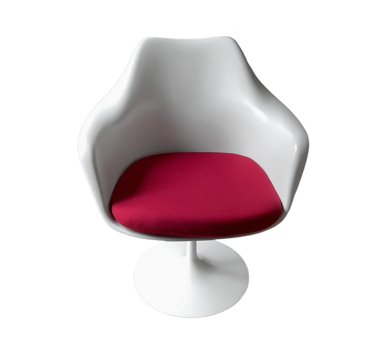 Knoll Saarinen Tulip Armchair Weiß