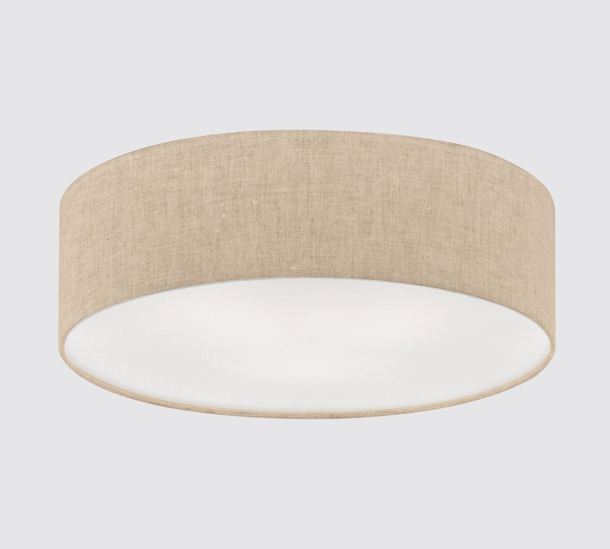 Ceiling lamp Aunet Linen / Iron 3-light