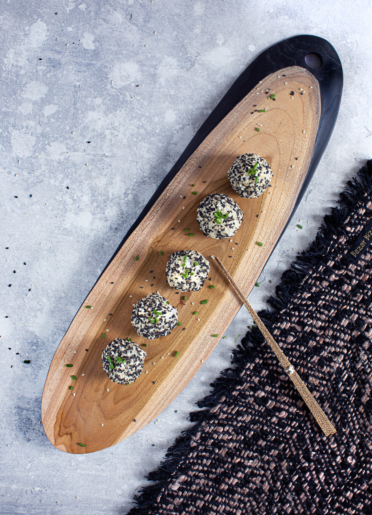 4x Oh My Gee Placemat Black-brown