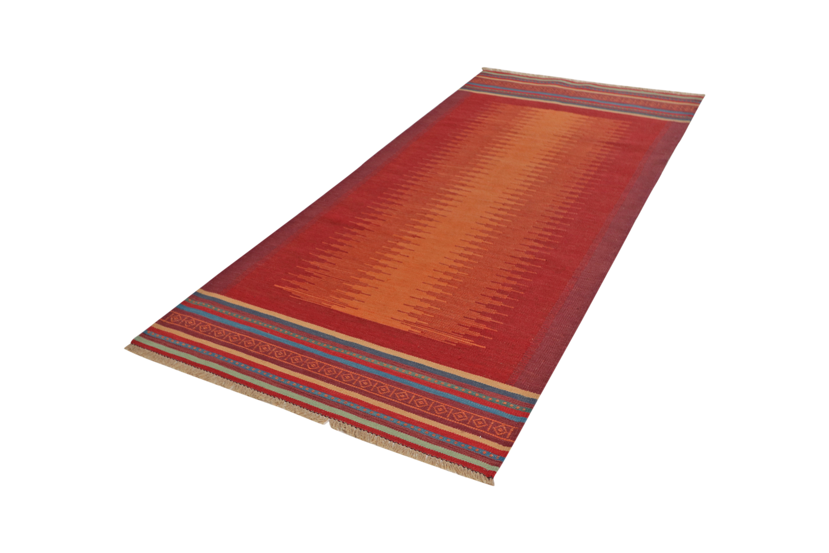 Kilim Gashgai Teppich Wolle Rot