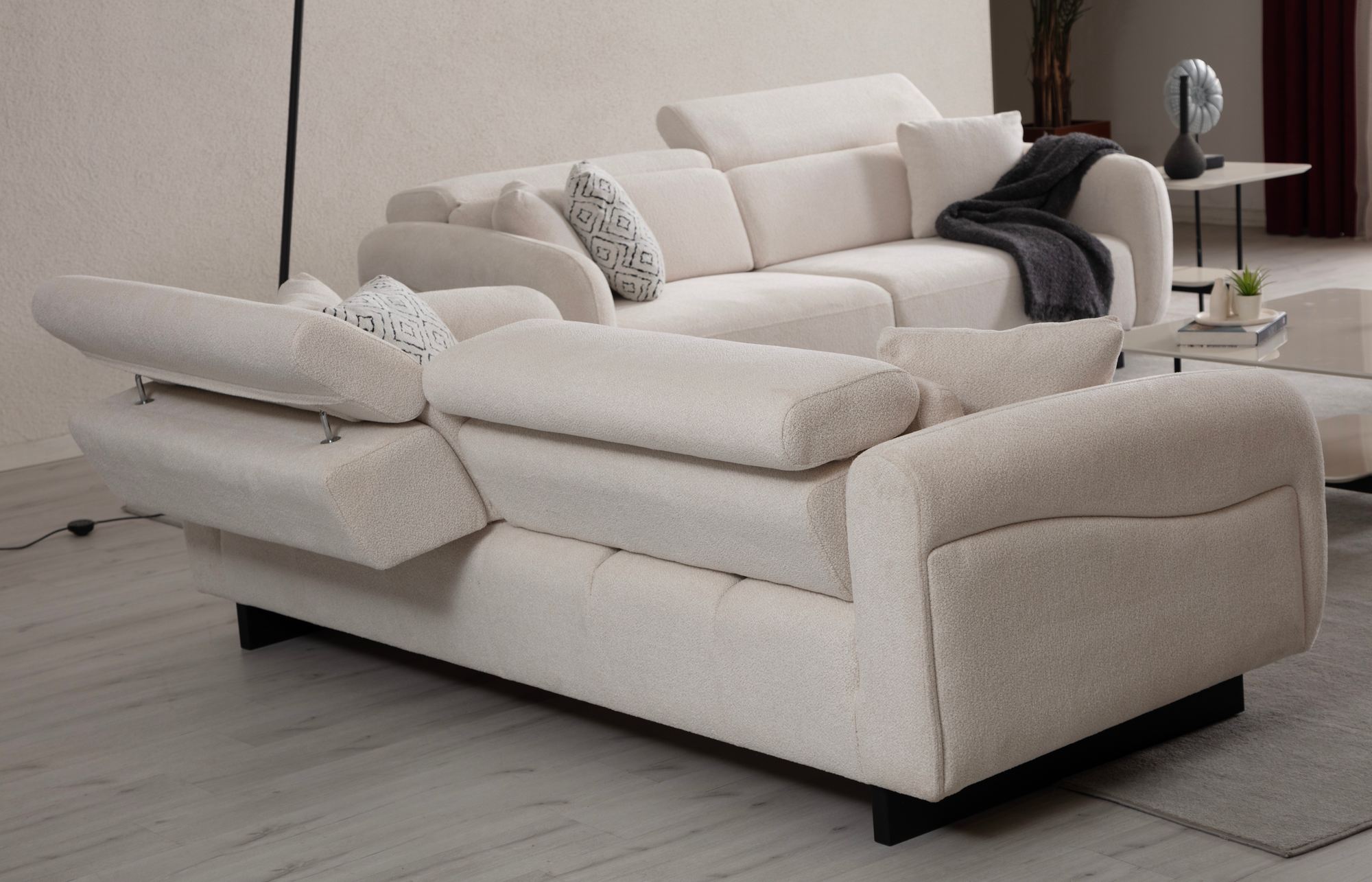 Caprice Sofa White