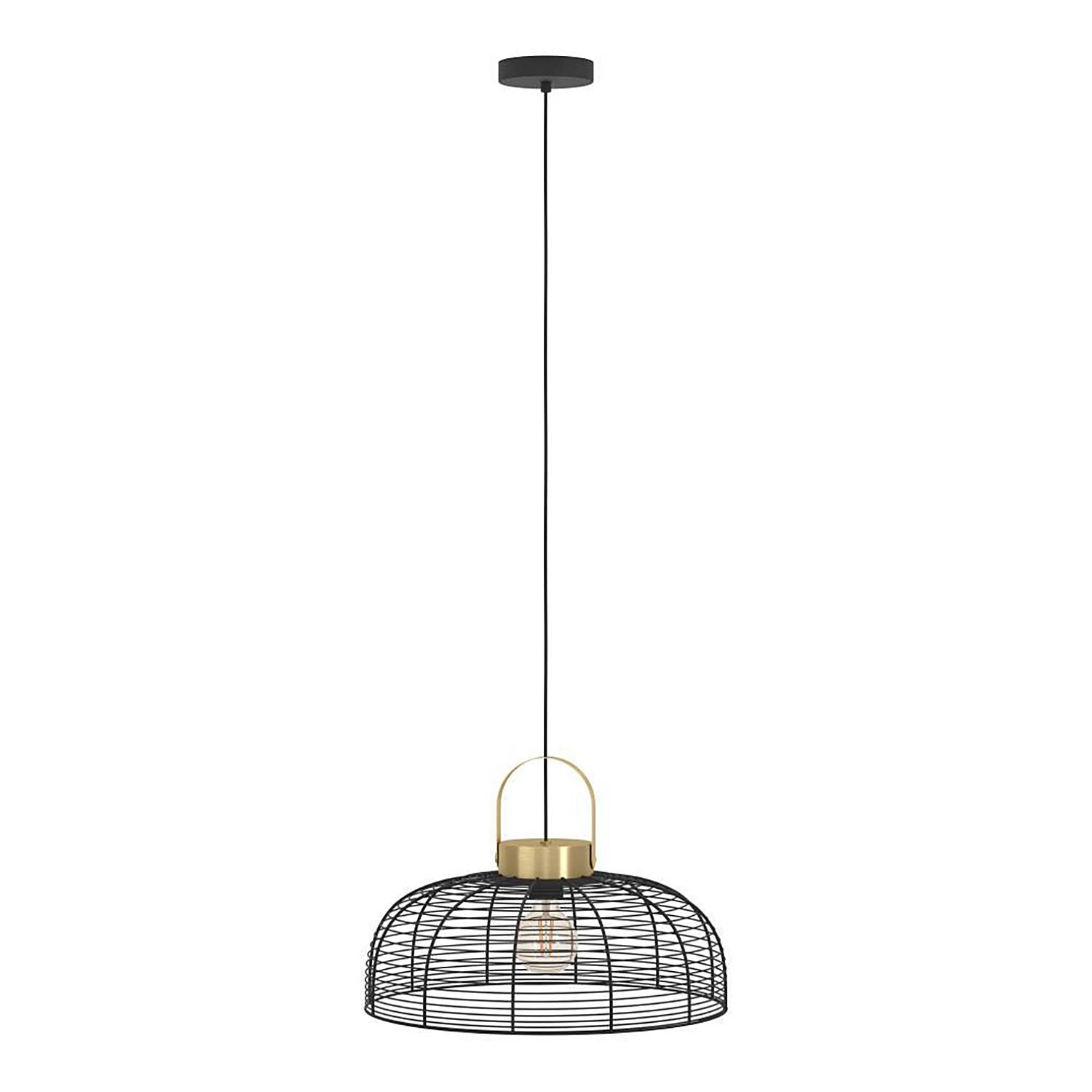 Pendelleuchte Roundham Schwarz