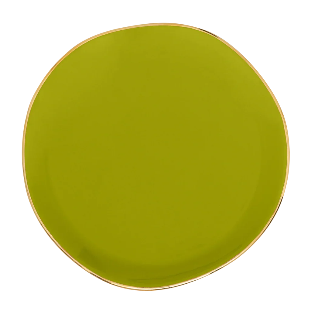 Guten Morgen Teller Erbsgrün
