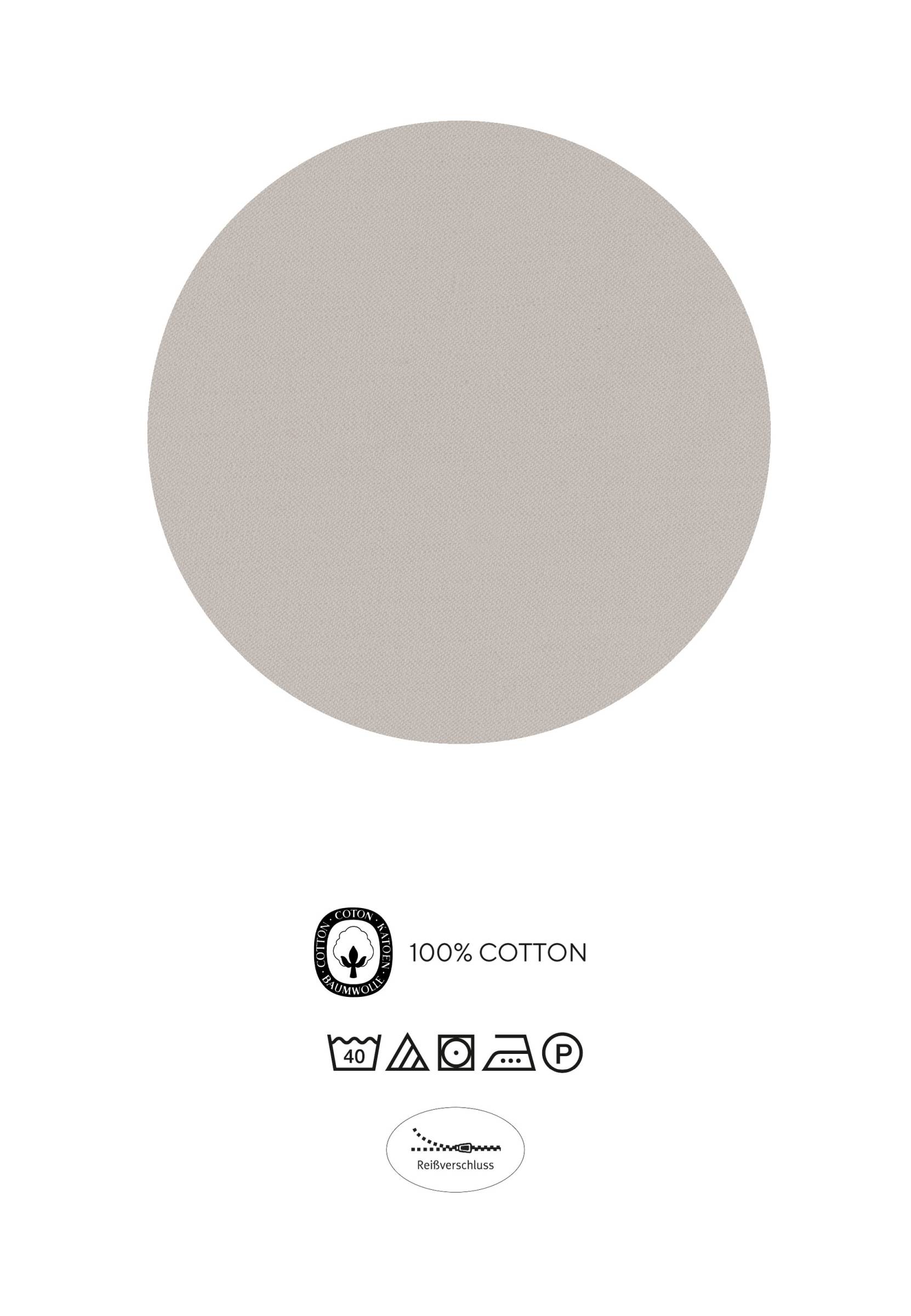 Faeda Bettwäsche Satin Baumwolle 155x220cm Kissen 80x80cm