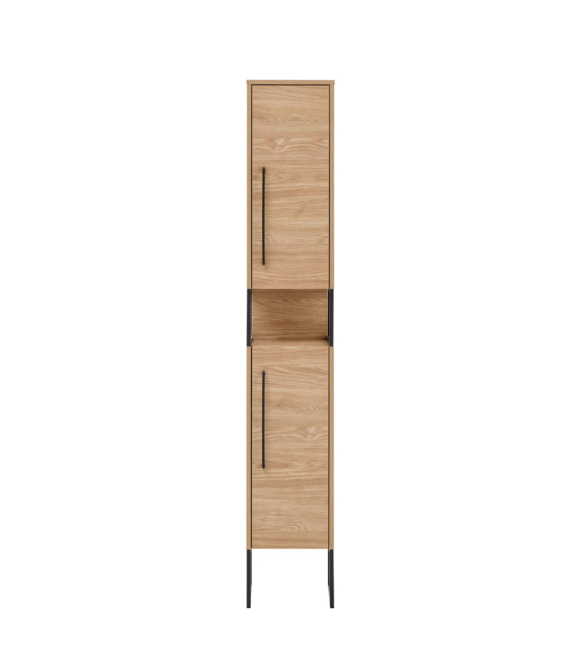 Badschrank Eiche Dekor Hell