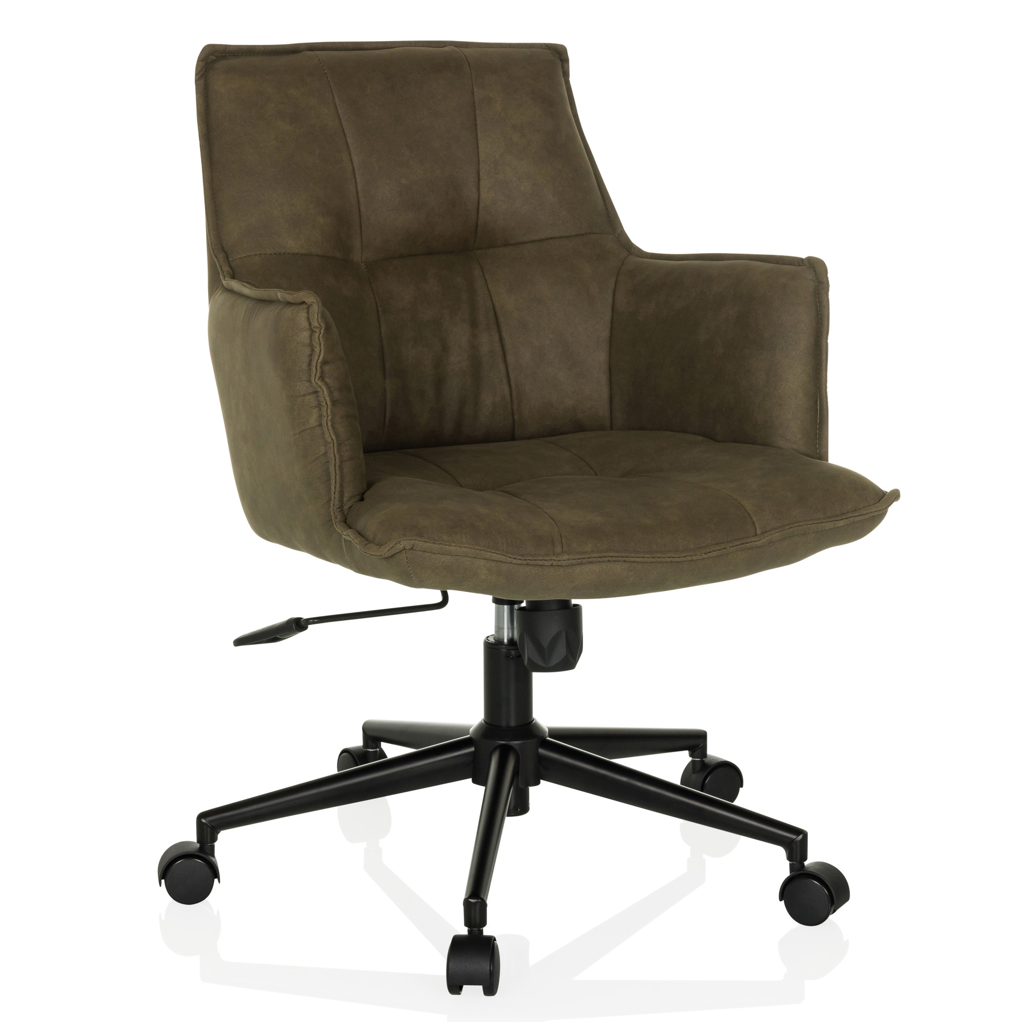 SOLAO LIFE Office Chair Swivel Fabric Dark Grey