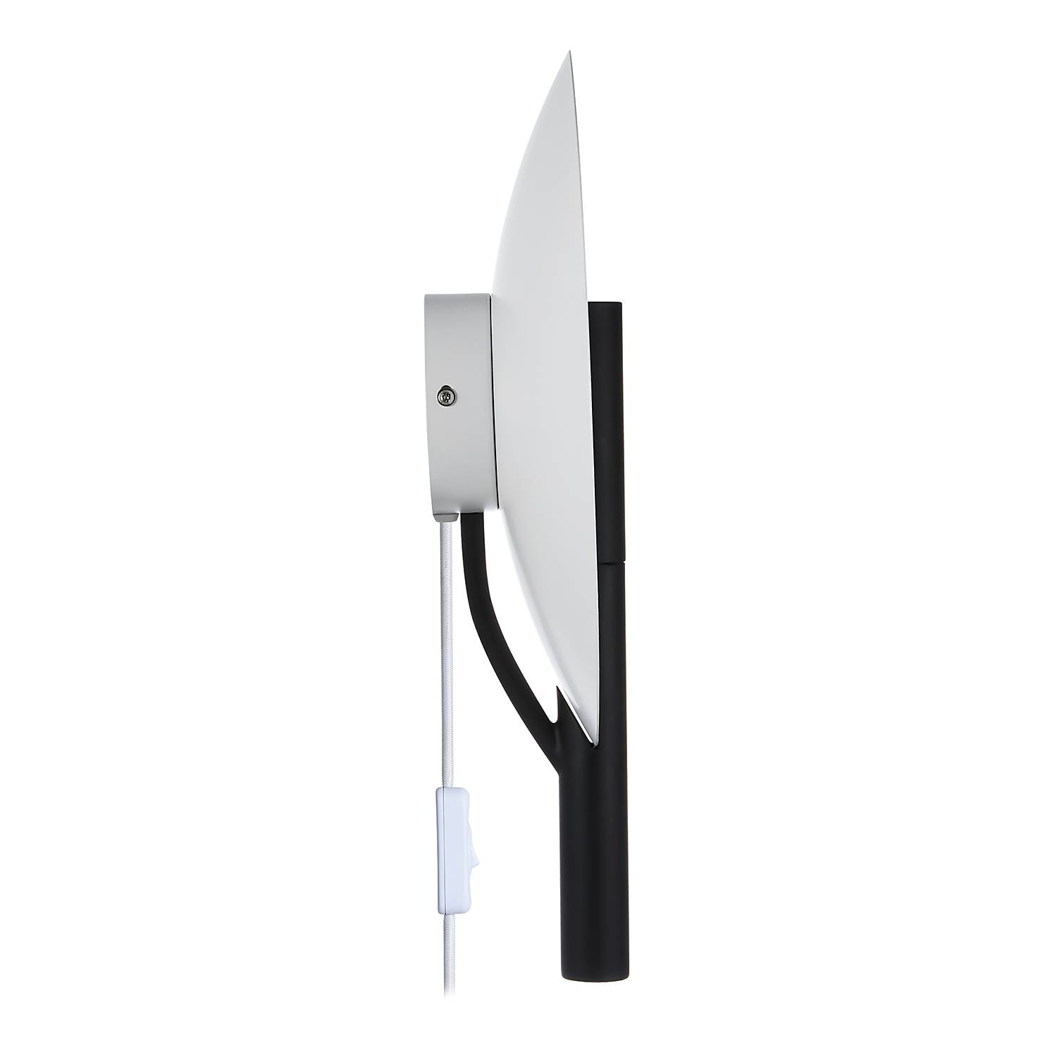 Wandleuchte Furiko Aluminium Schwarz