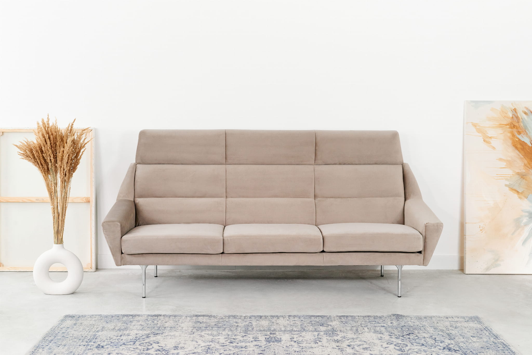 MANDAL Sofa 3-Sitzer Beige