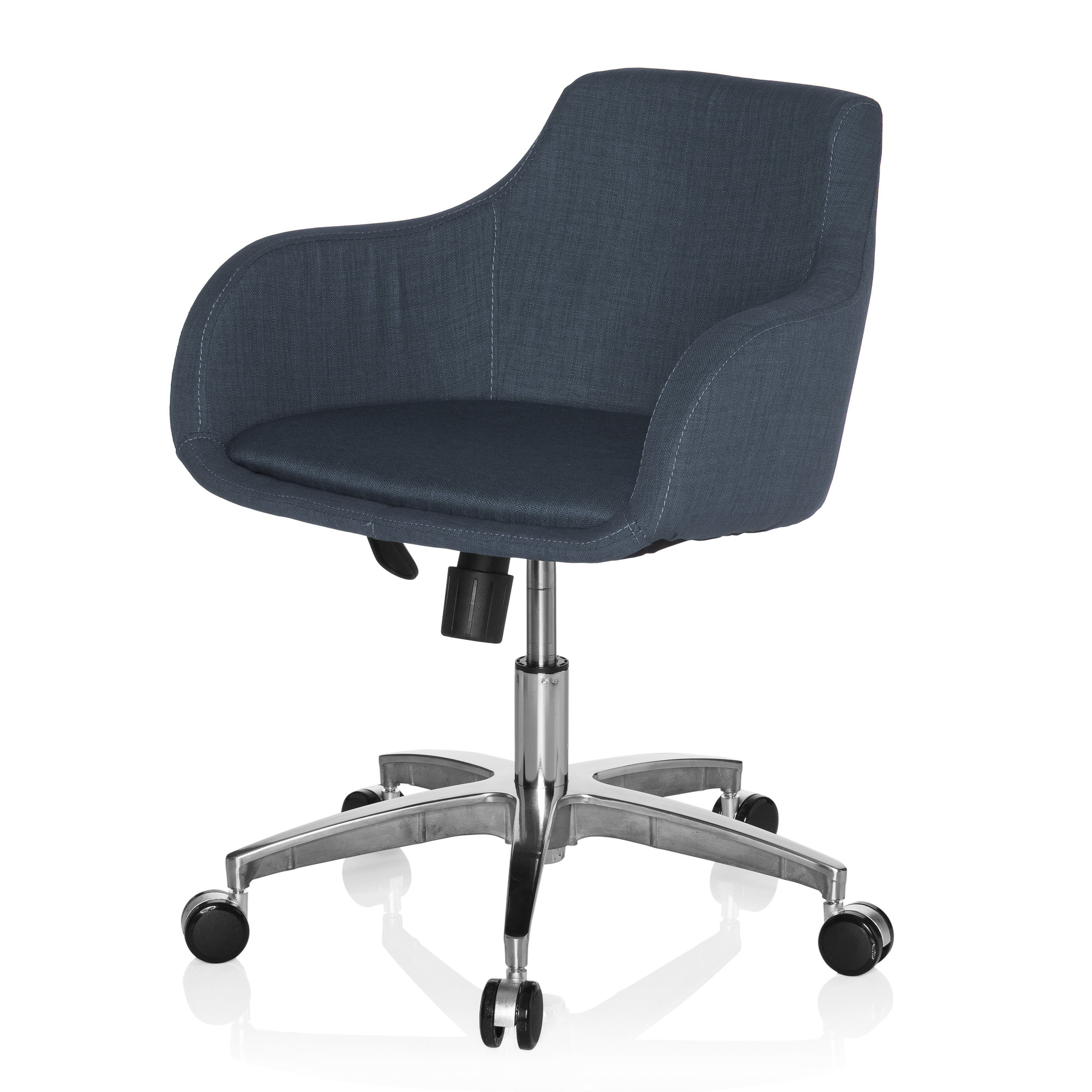 SOLAO Office Chair Swivel with Casters Fabric Grey